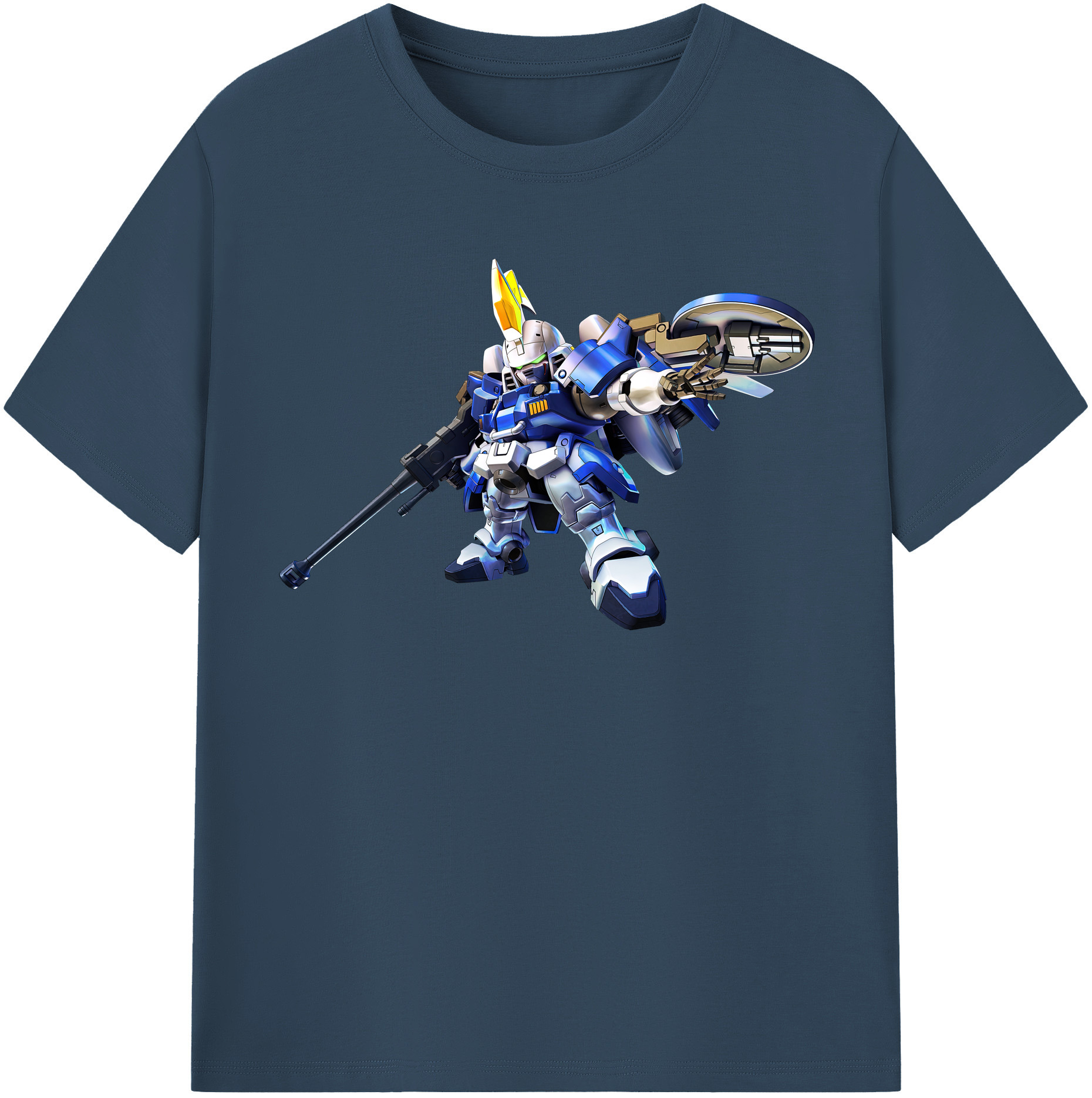 （画像用） 機動戦士ガンダム Mobile Suit Gundam レディースカジュアルプリントTシャツ（綿100％）