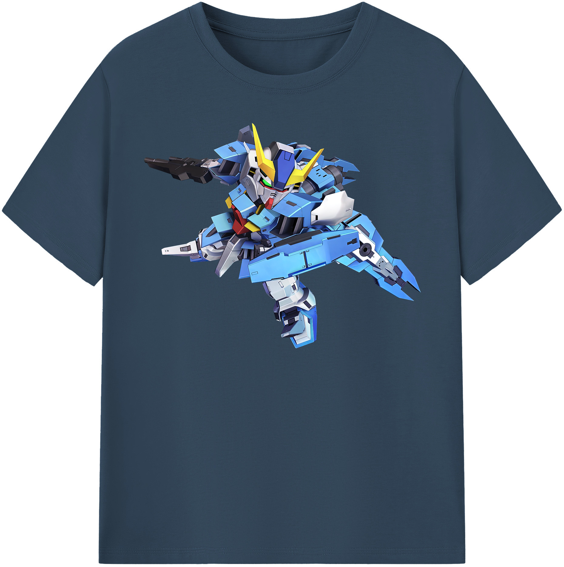 （画像用） 機動戦士ガンダム Mobile Suit Gundam レディースカジュアルプリントTシャツ（綿100％）