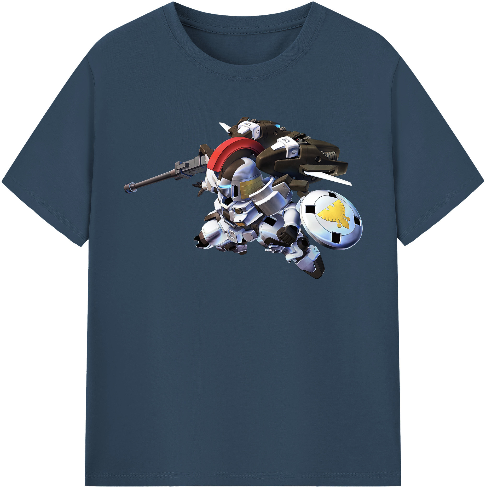 （画像用） 機動戦士ガンダム Mobile Suit Gundam レディースカジュアルプリントTシャツ（綿100％）