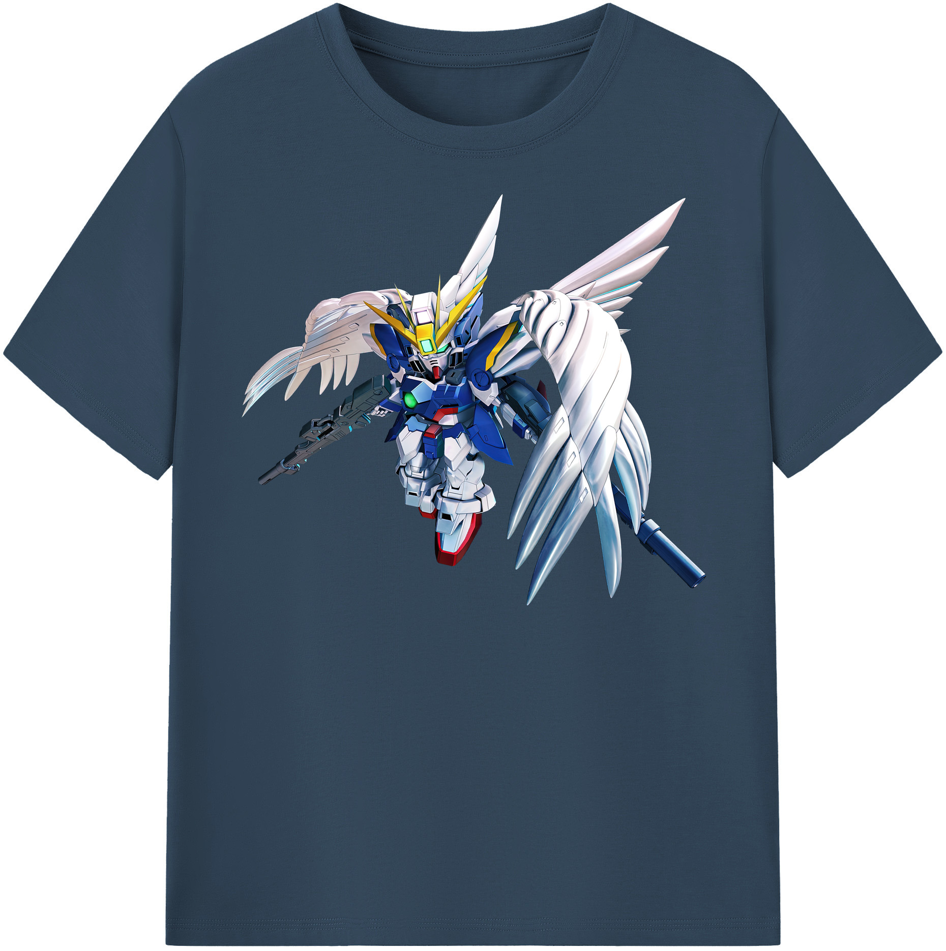 （画像用） 機動戦士ガンダム Mobile Suit Gundam レディースカジュアルプリントTシャツ（綿100％）