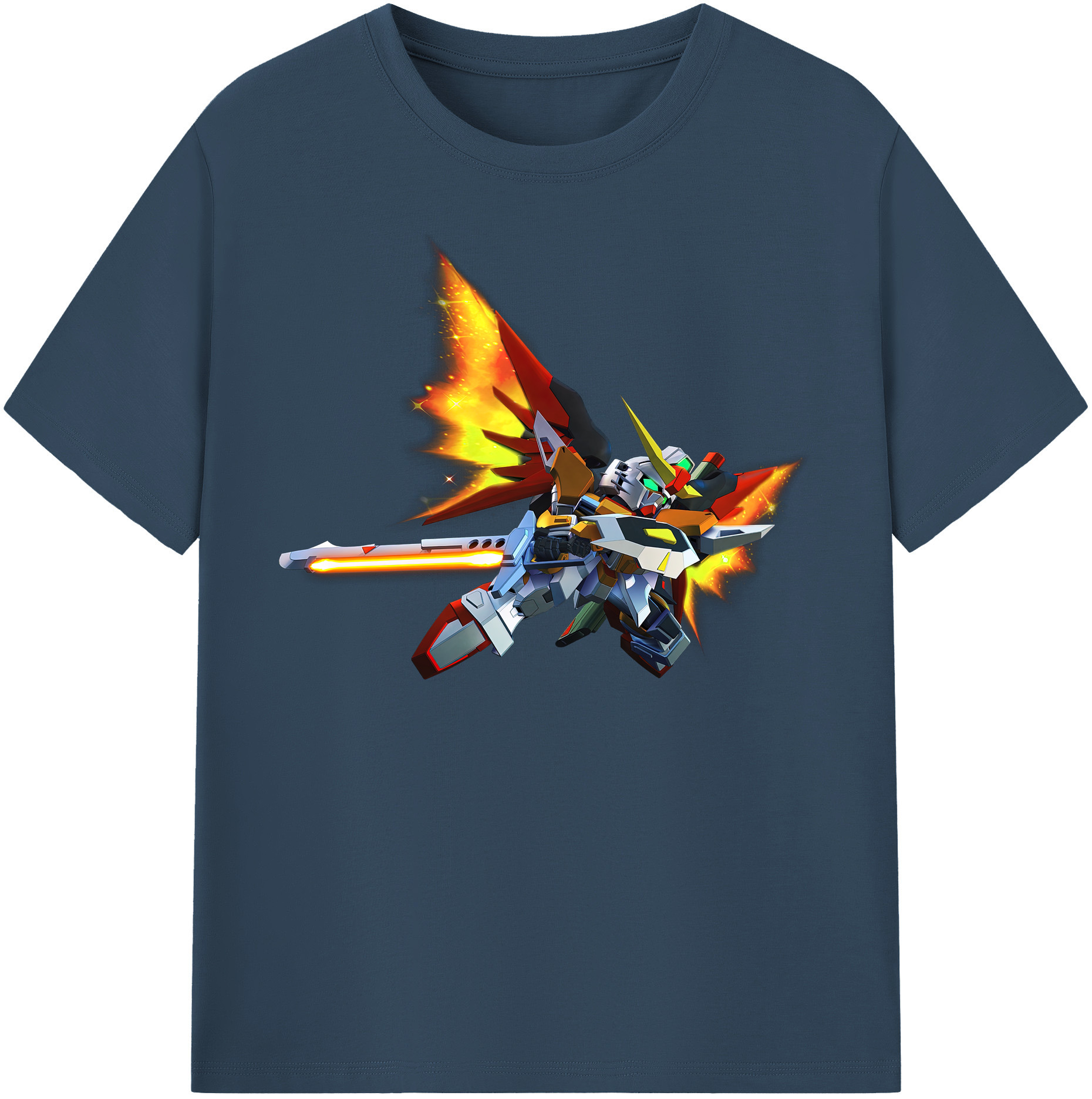 （画像用） 機動戦士ガンダム Mobile Suit Gundam レディースカジュアルプリントTシャツ（綿100％）