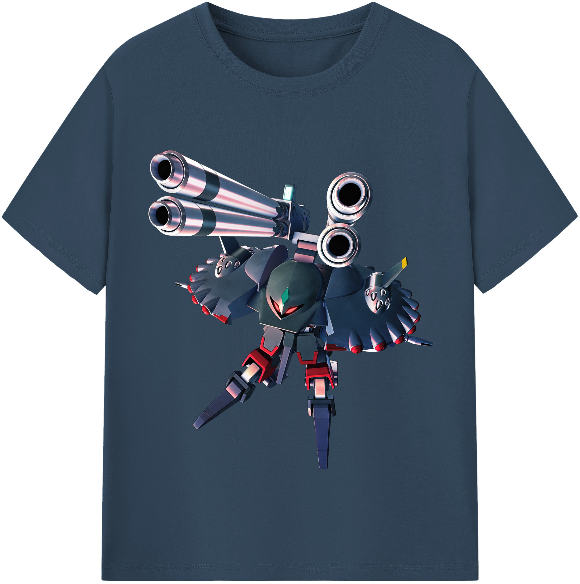（画像用） 機動戦士ガンダム Mobile Suit Gundam レディースカジュアルプリントTシャツ（綿100％）