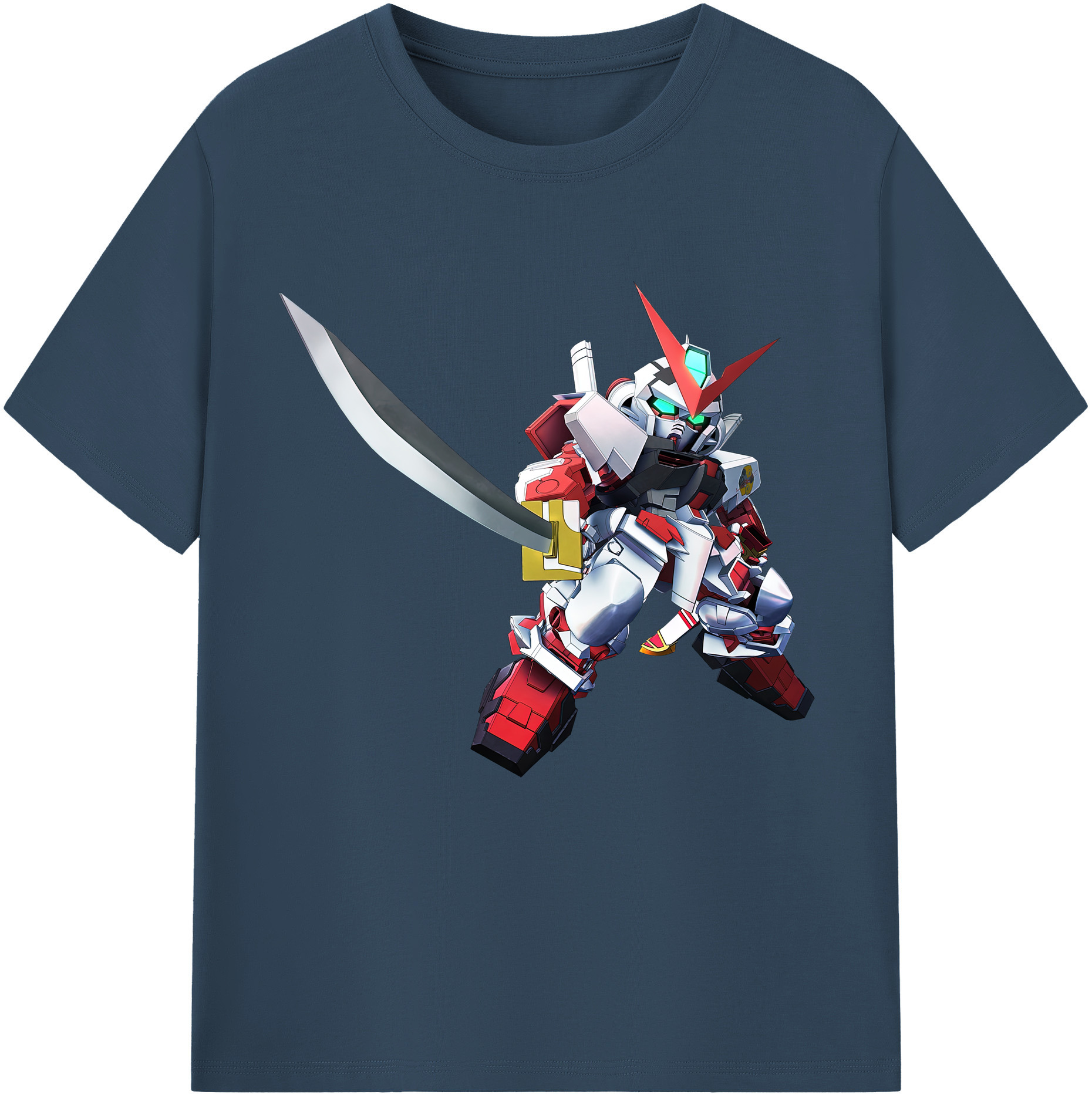 （画像用） 機動戦士ガンダム Mobile Suit Gundam レディースカジュアルプリントTシャツ（綿100％）