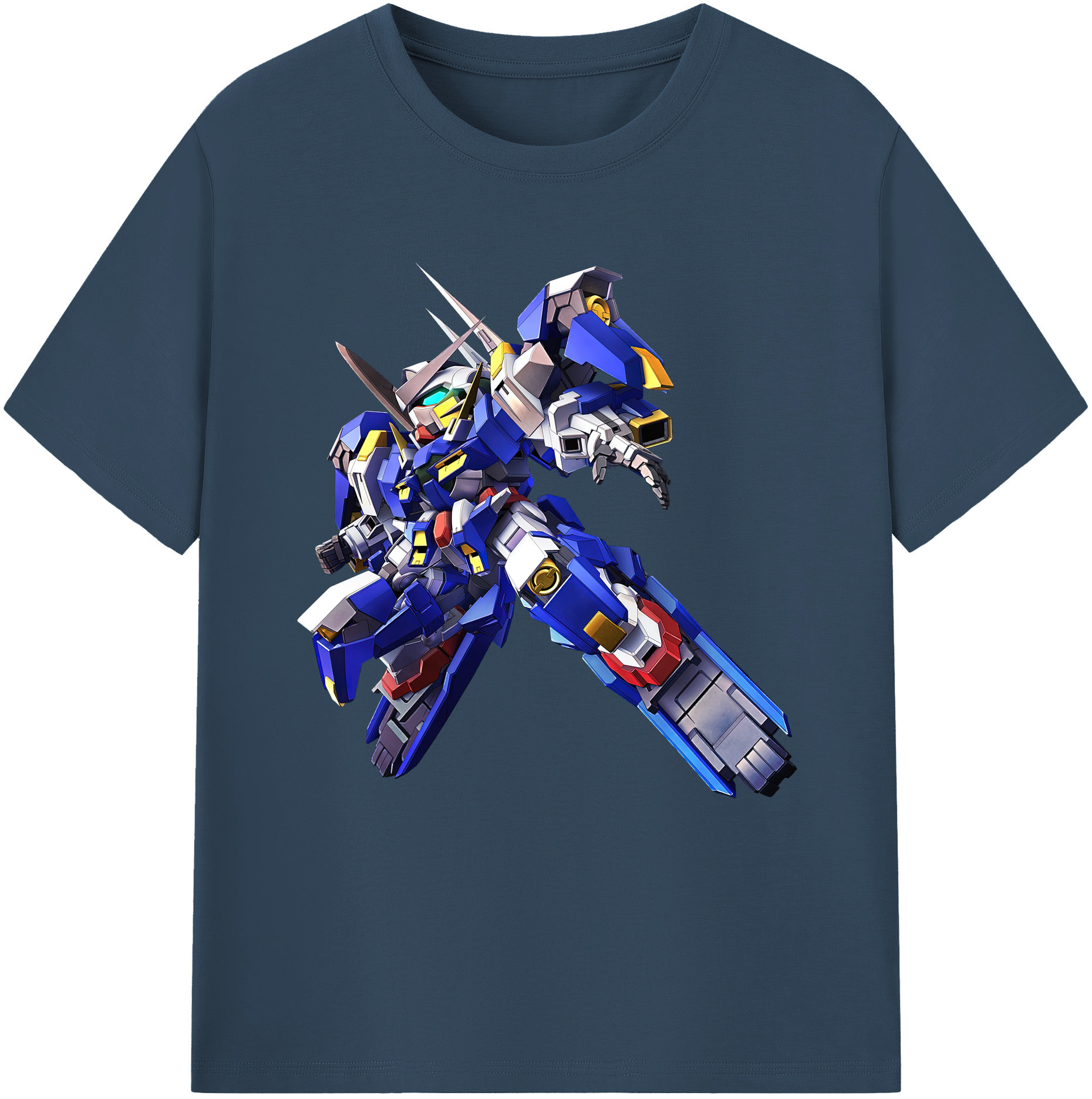 （画像用） 機動戦士ガンダム Mobile Suit Gundam レディースカジュアルプリントTシャツ（綿100％）