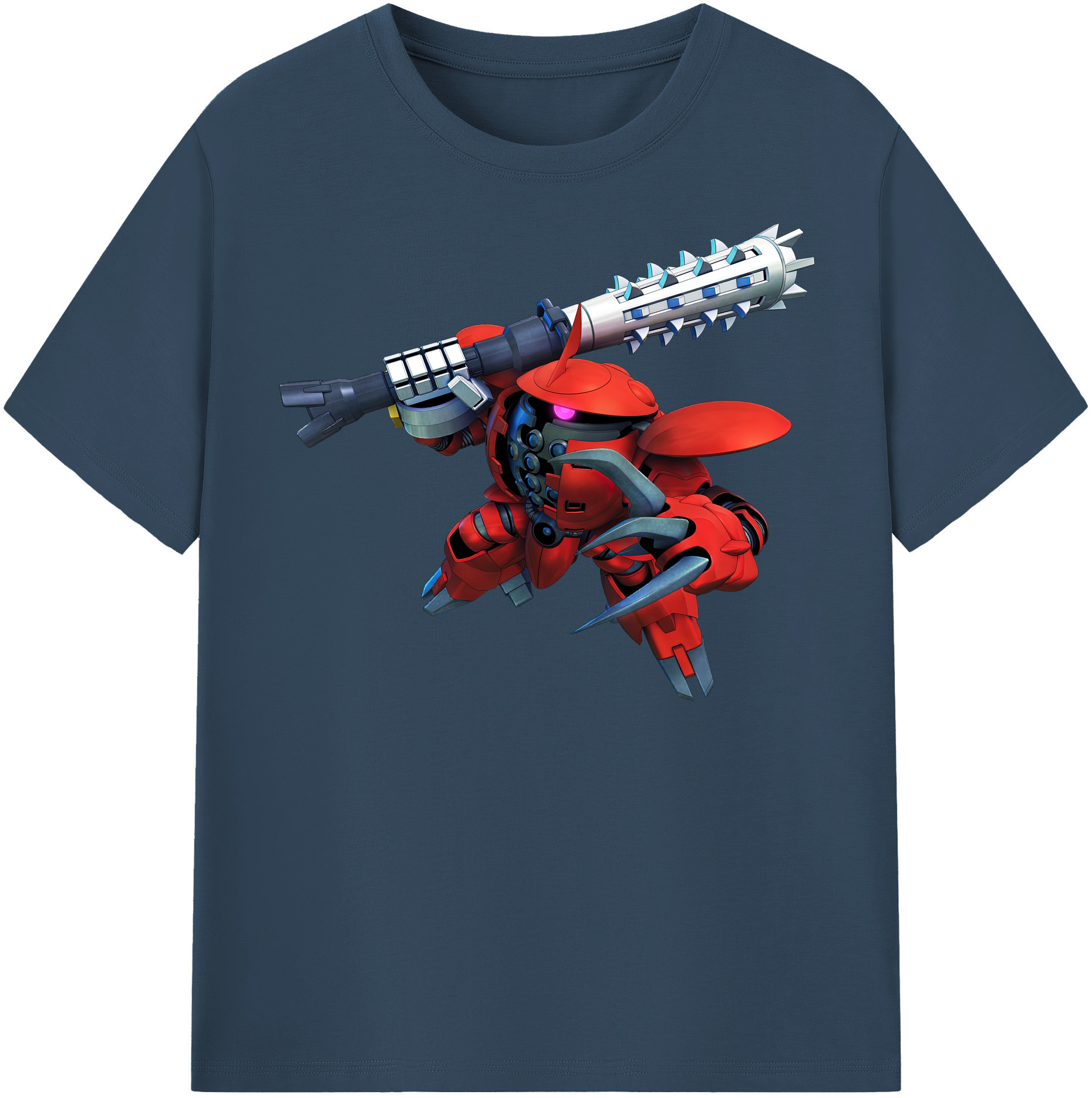 （画像用） 機動戦士ガンダム Mobile Suit Gundam レディースカジュアルプリントTシャツ（綿100％）