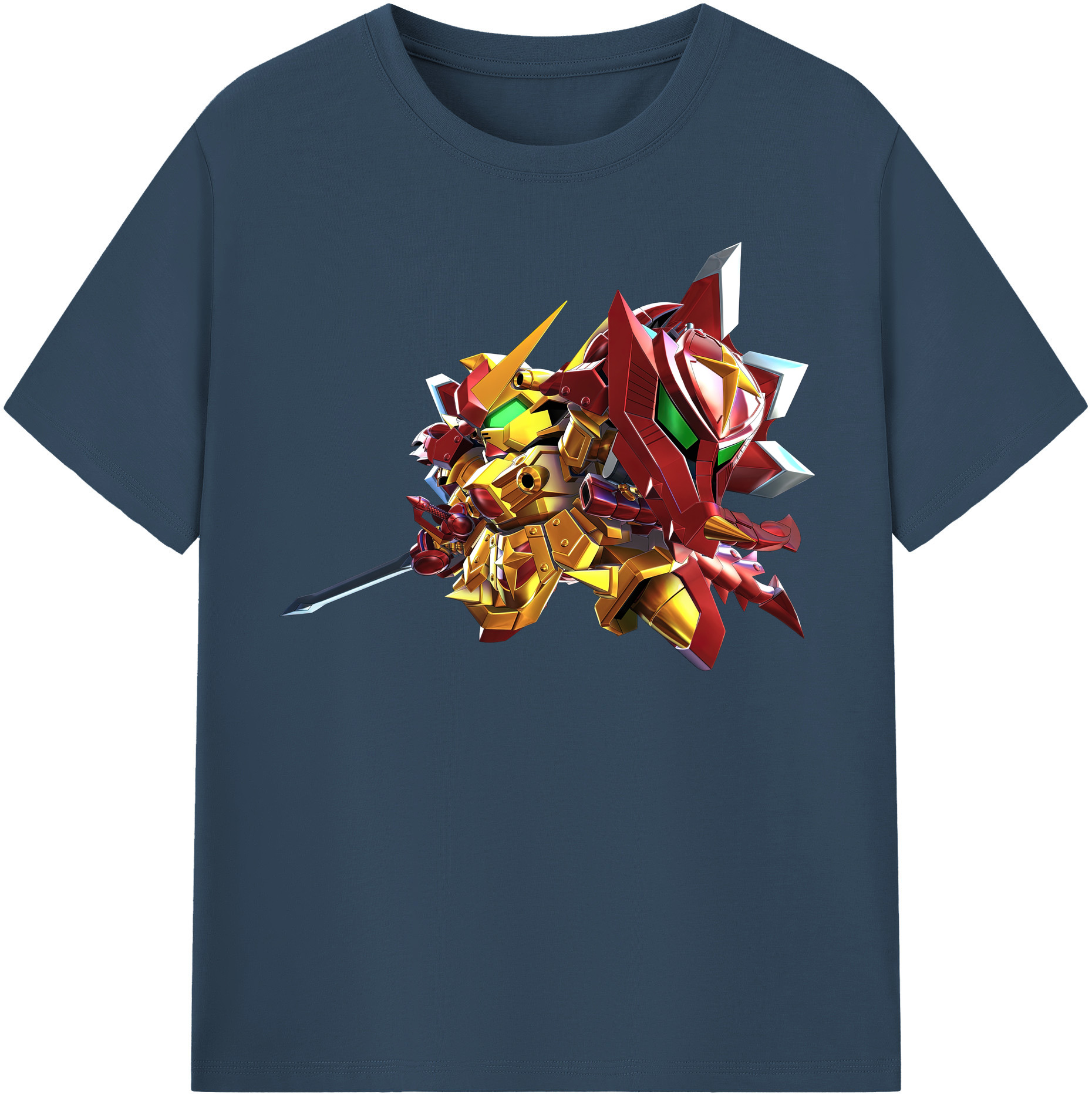 （画像用） 機動戦士ガンダム Mobile Suit Gundam レディースカジュアルプリントTシャツ（綿100％）