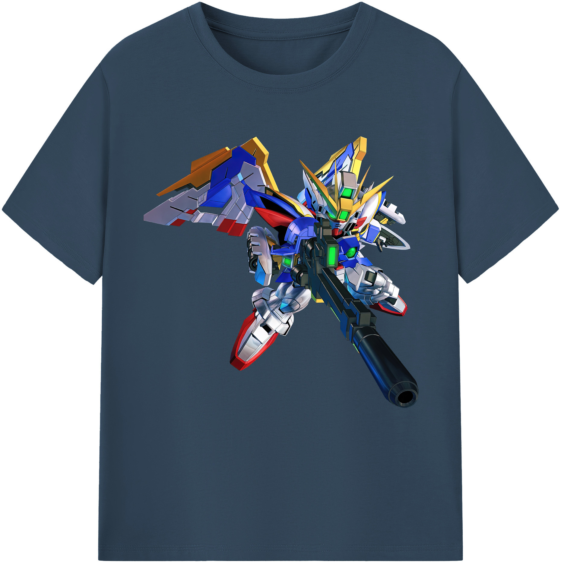（画像用） 機動戦士ガンダム Mobile Suit Gundam レディースカジュアルプリントTシャツ（綿100％）