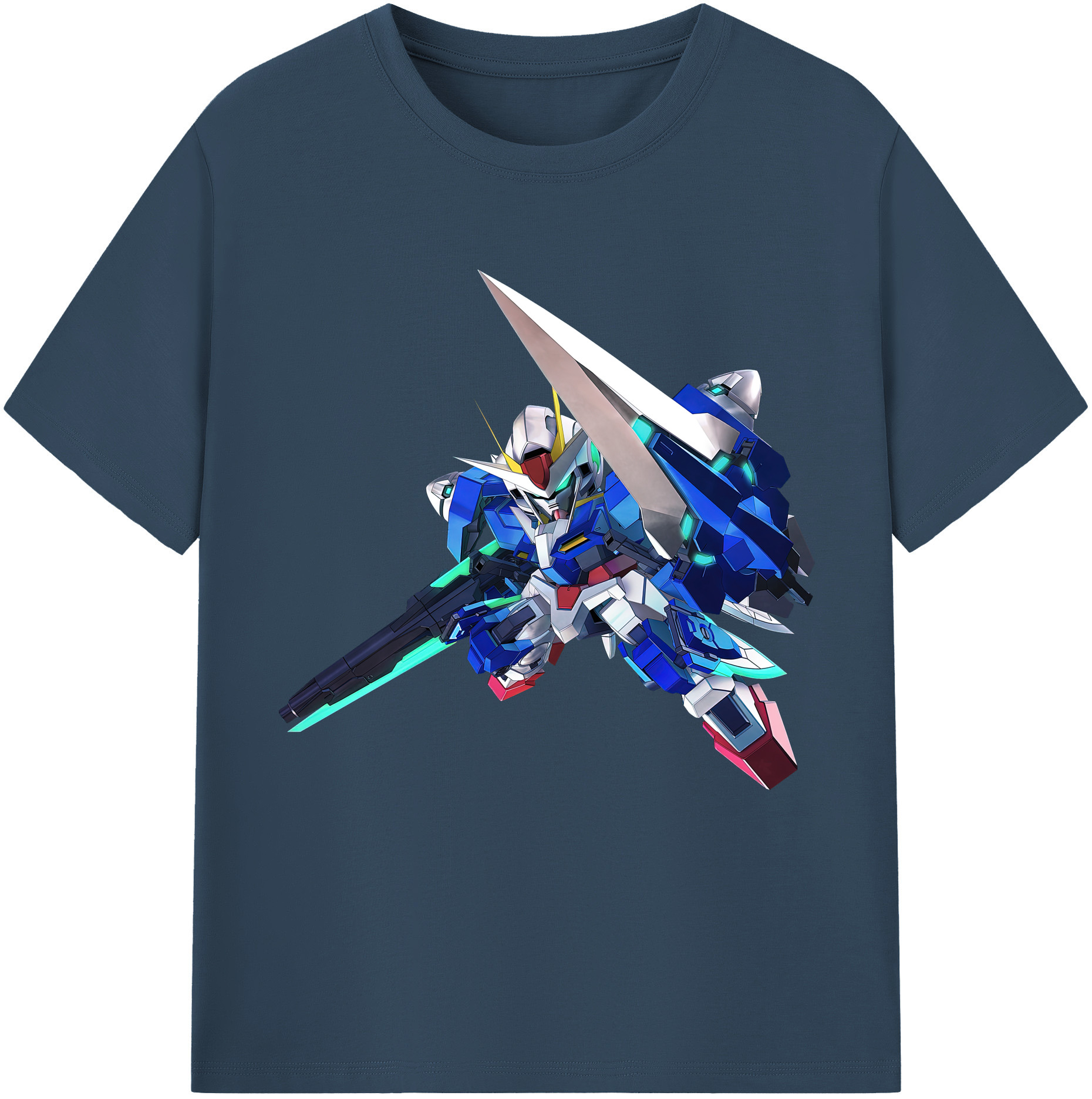 （画像用） 機動戦士ガンダム Mobile Suit Gundam レディースカジュアルプリントTシャツ（綿100％）