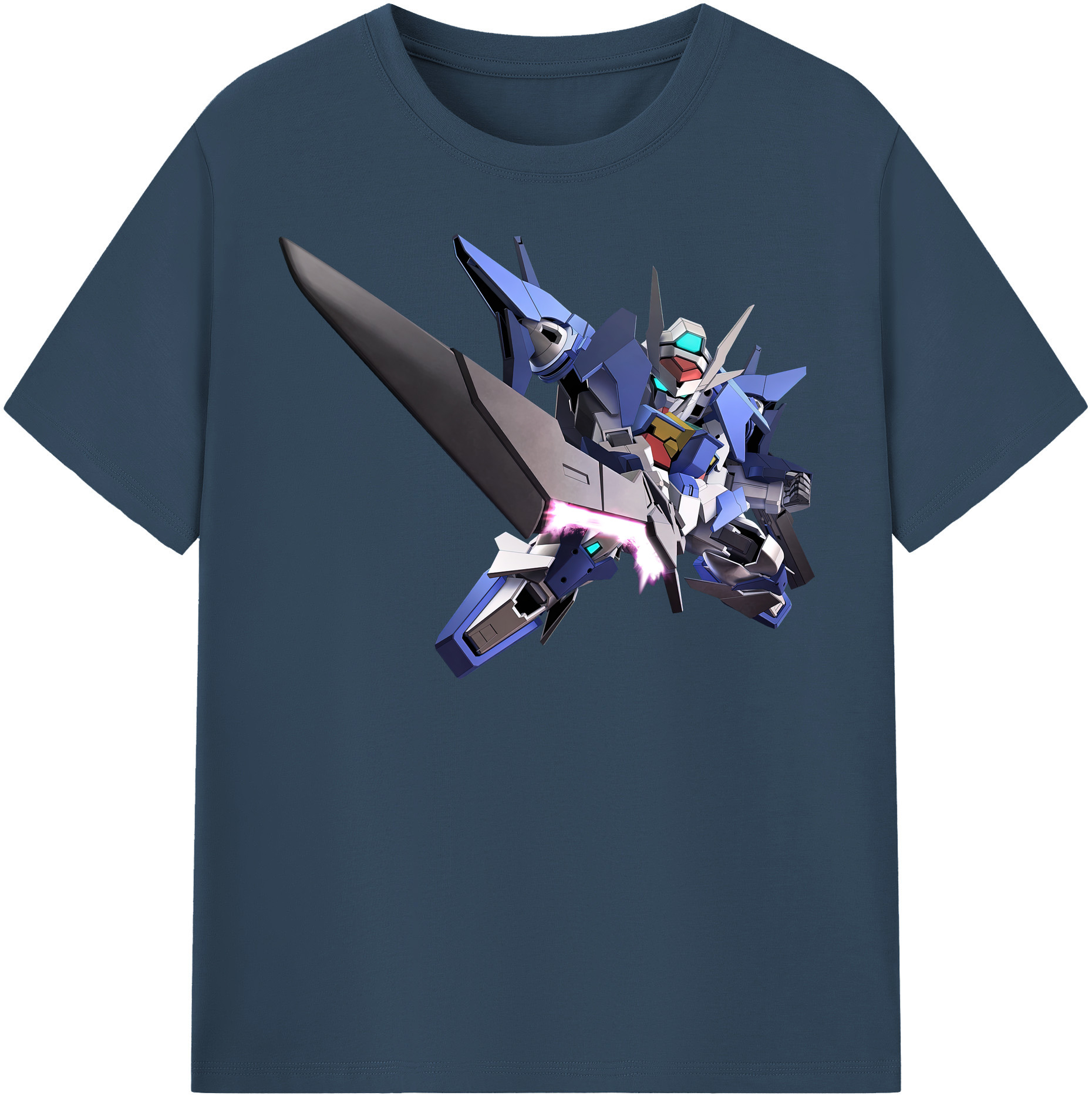 （画像用） 機動戦士ガンダム Mobile Suit Gundam レディースカジュアルプリントTシャツ（綿100％）
