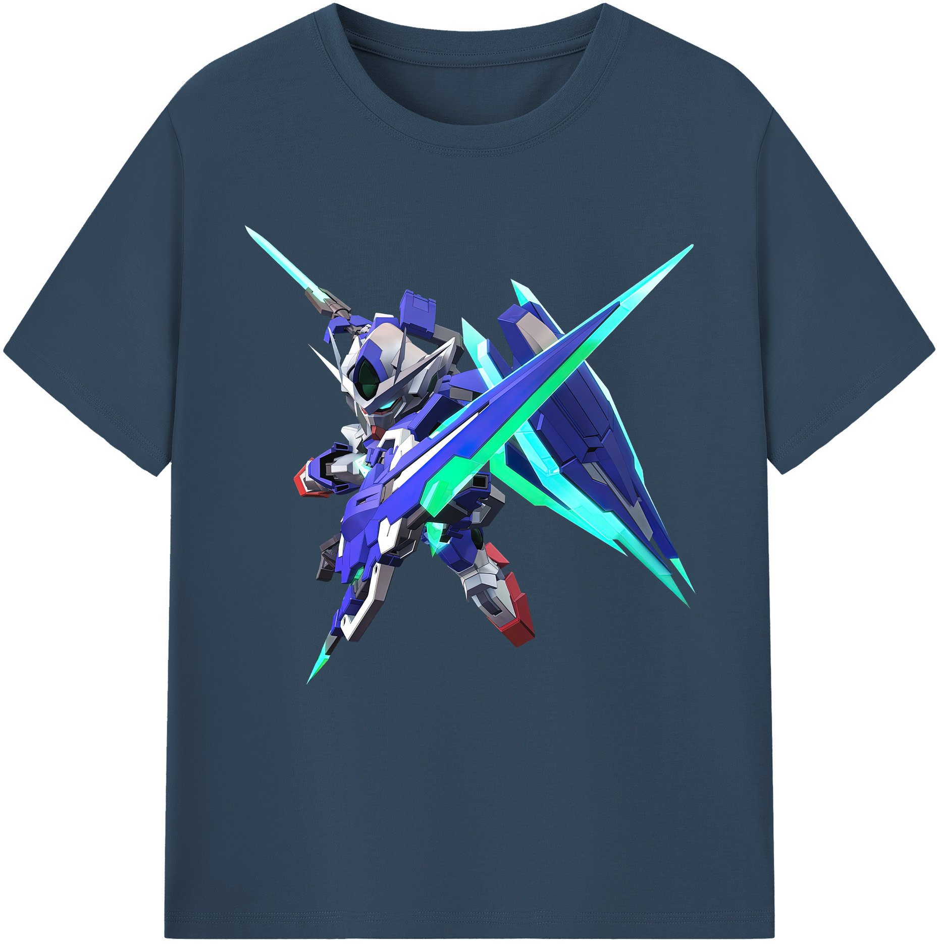 （画像用） 機動戦士ガンダム Mobile Suit Gundam レディースカジュアルプリントTシャツ（綿100％）
