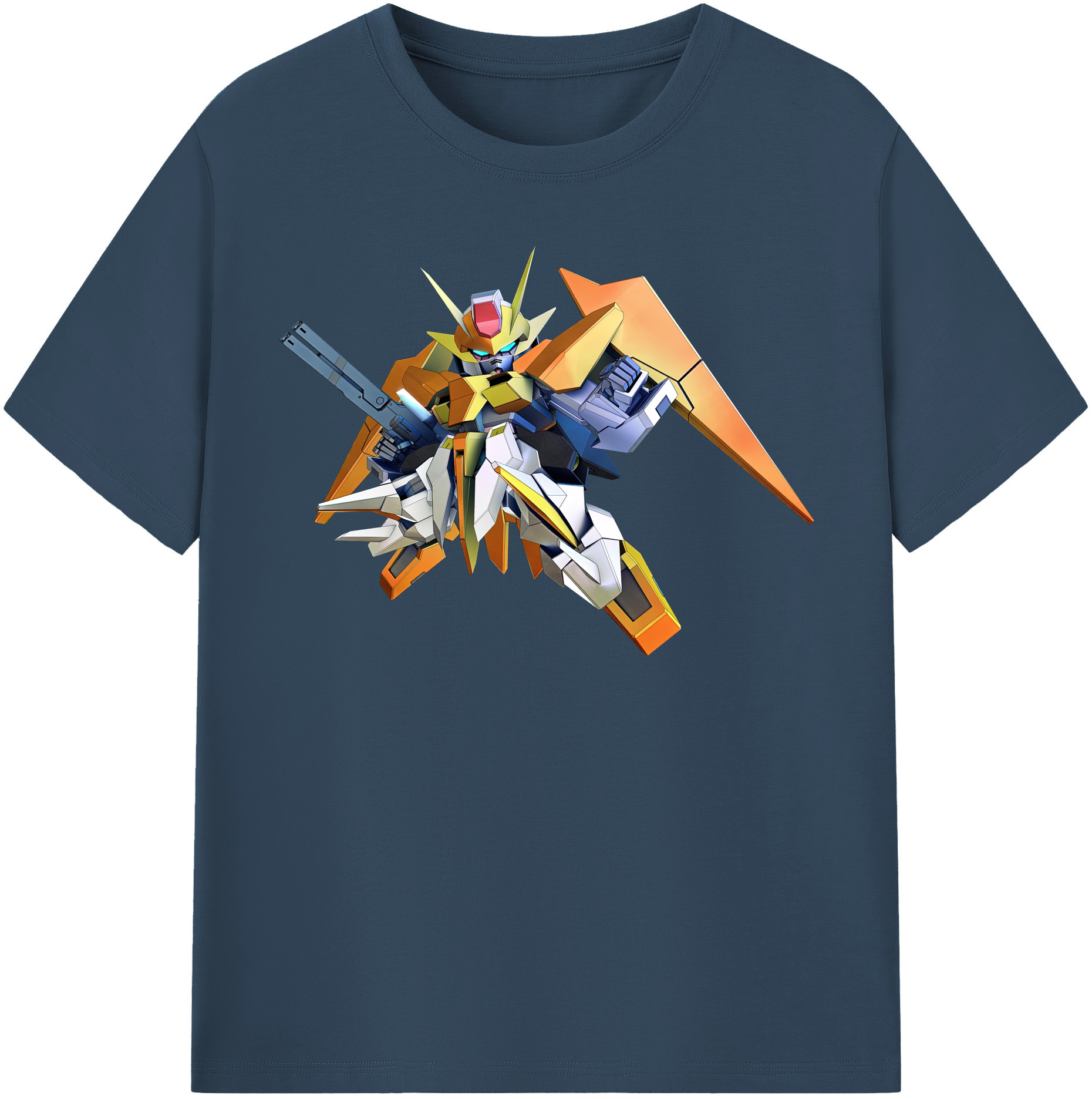 （画像用） 機動戦士ガンダム Mobile Suit Gundam レディースカジュアルプリントTシャツ（綿100％）
