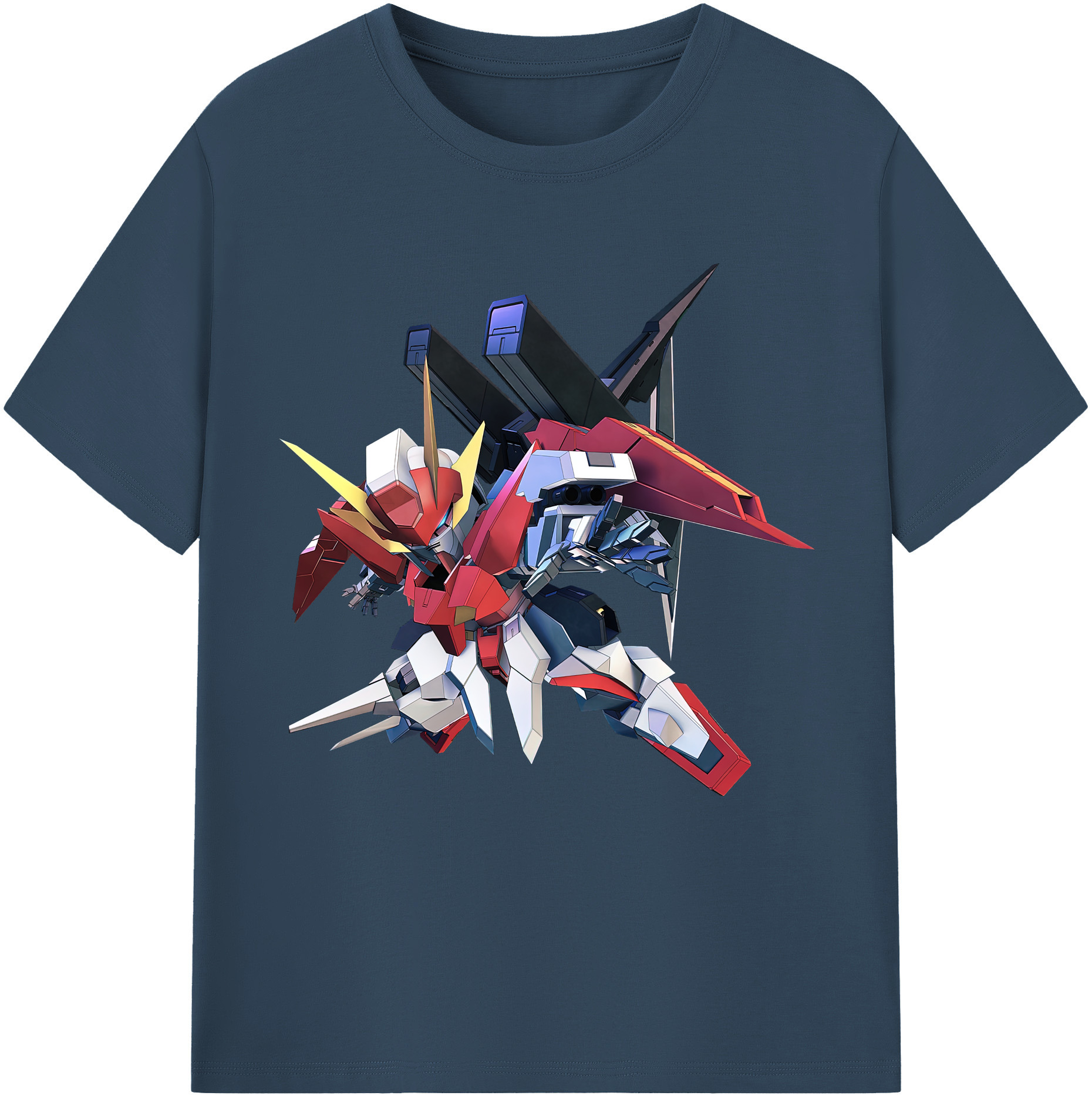 （画像用） 機動戦士ガンダム Mobile Suit Gundam レディースカジュアルプリントTシャツ（綿100％）