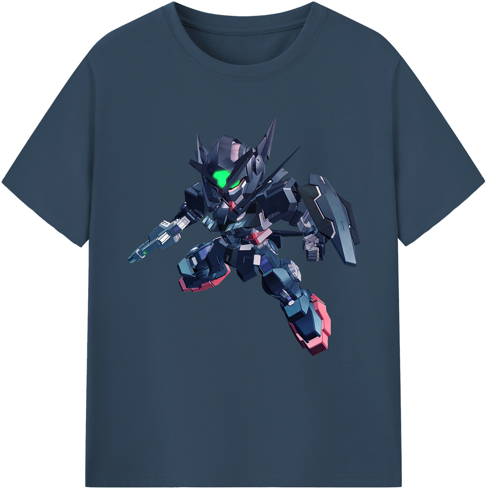 （画像用） 機動戦士ガンダム Mobile Suit Gundam レディースカジュアルプリントTシャツ（綿100％）