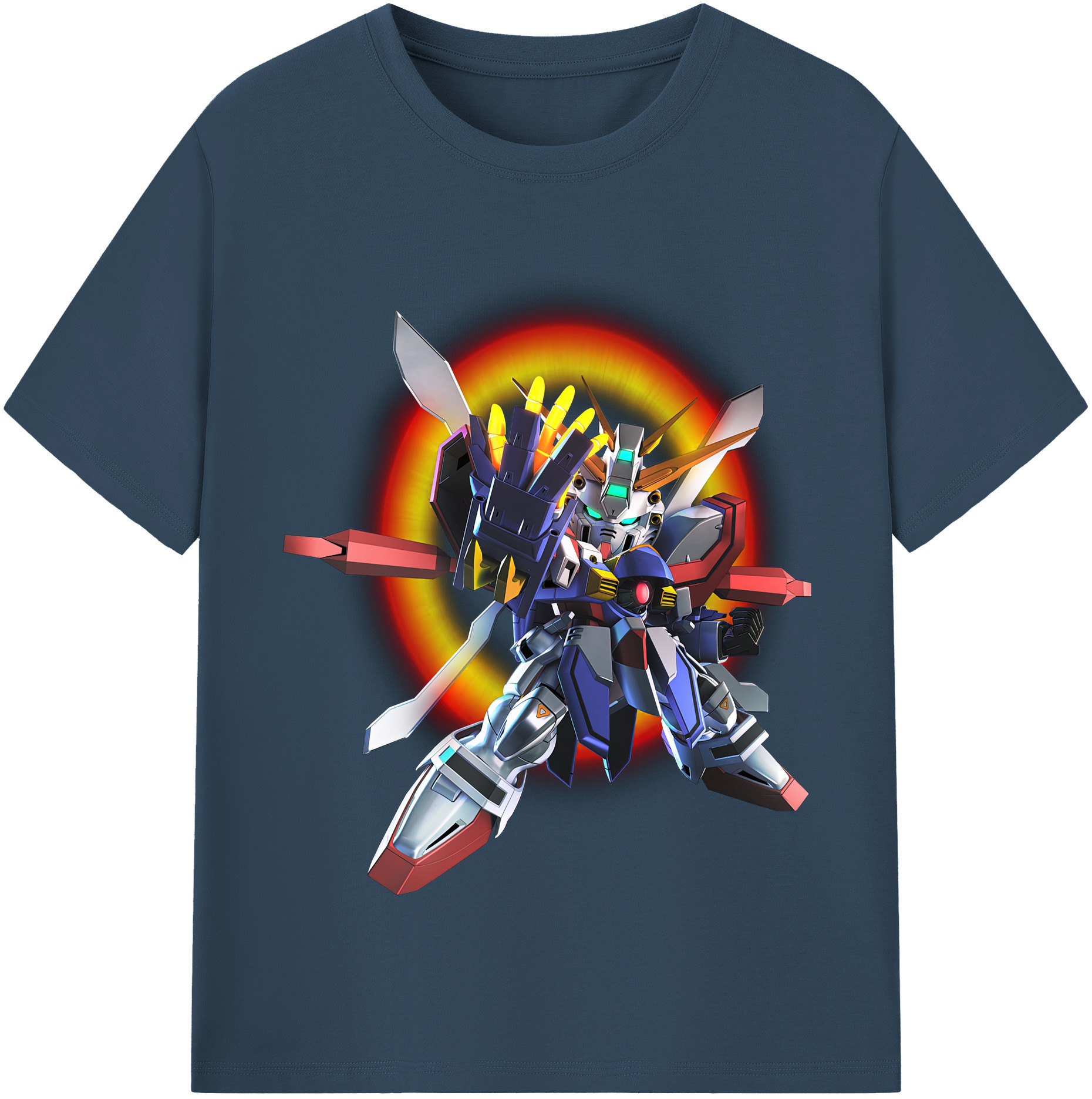 （画像用） 機動戦士ガンダム Mobile Suit Gundam レディースカジュアルプリントTシャツ（綿100％）