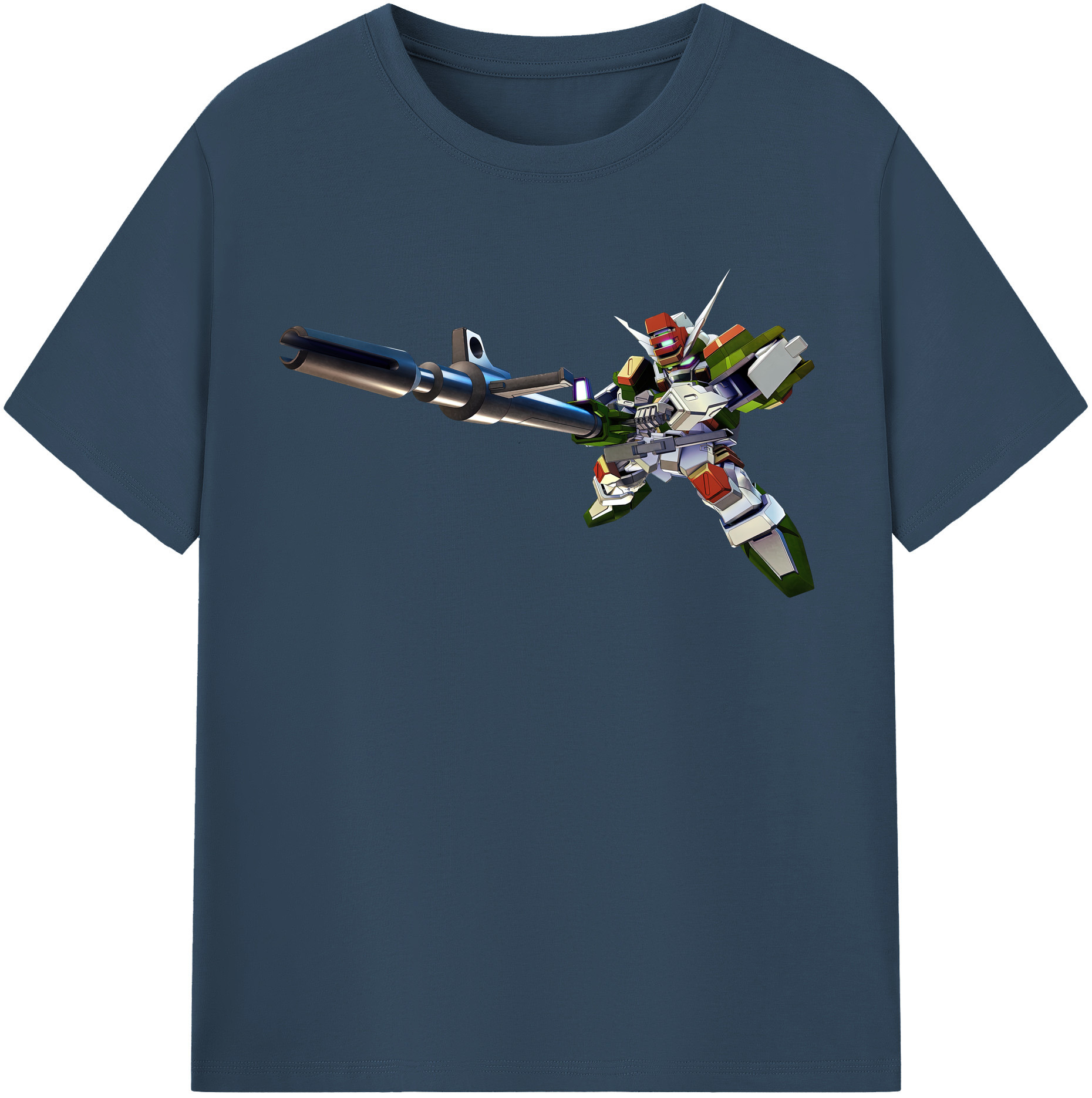 （画像用） 機動戦士ガンダム Mobile Suit Gundam レディースカジュアルプリントTシャツ（綿100％）