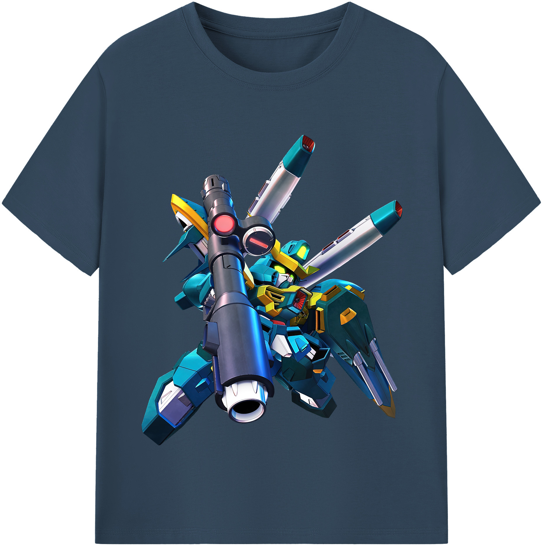 （画像用） 機動戦士ガンダム Mobile Suit Gundam レディースカジュアルプリントTシャツ（綿100％）