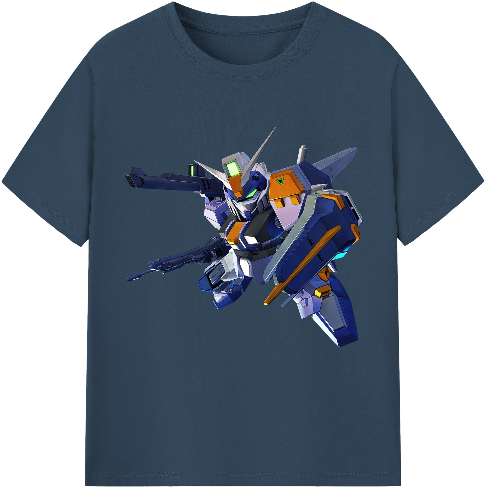 （画像用） 機動戦士ガンダム Mobile Suit Gundam レディースカジュアルプリントTシャツ（綿100％）