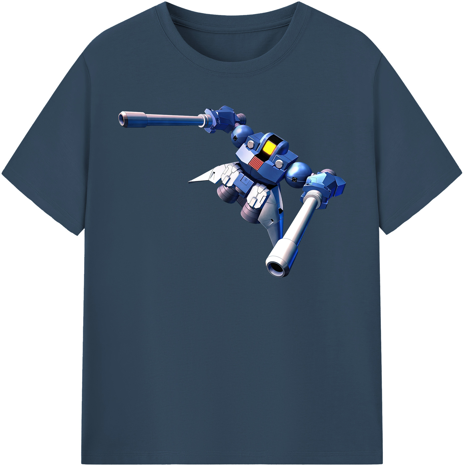 （画像用） 機動戦士ガンダム Mobile Suit Gundam レディースカジュアルプリントTシャツ（綿100％）