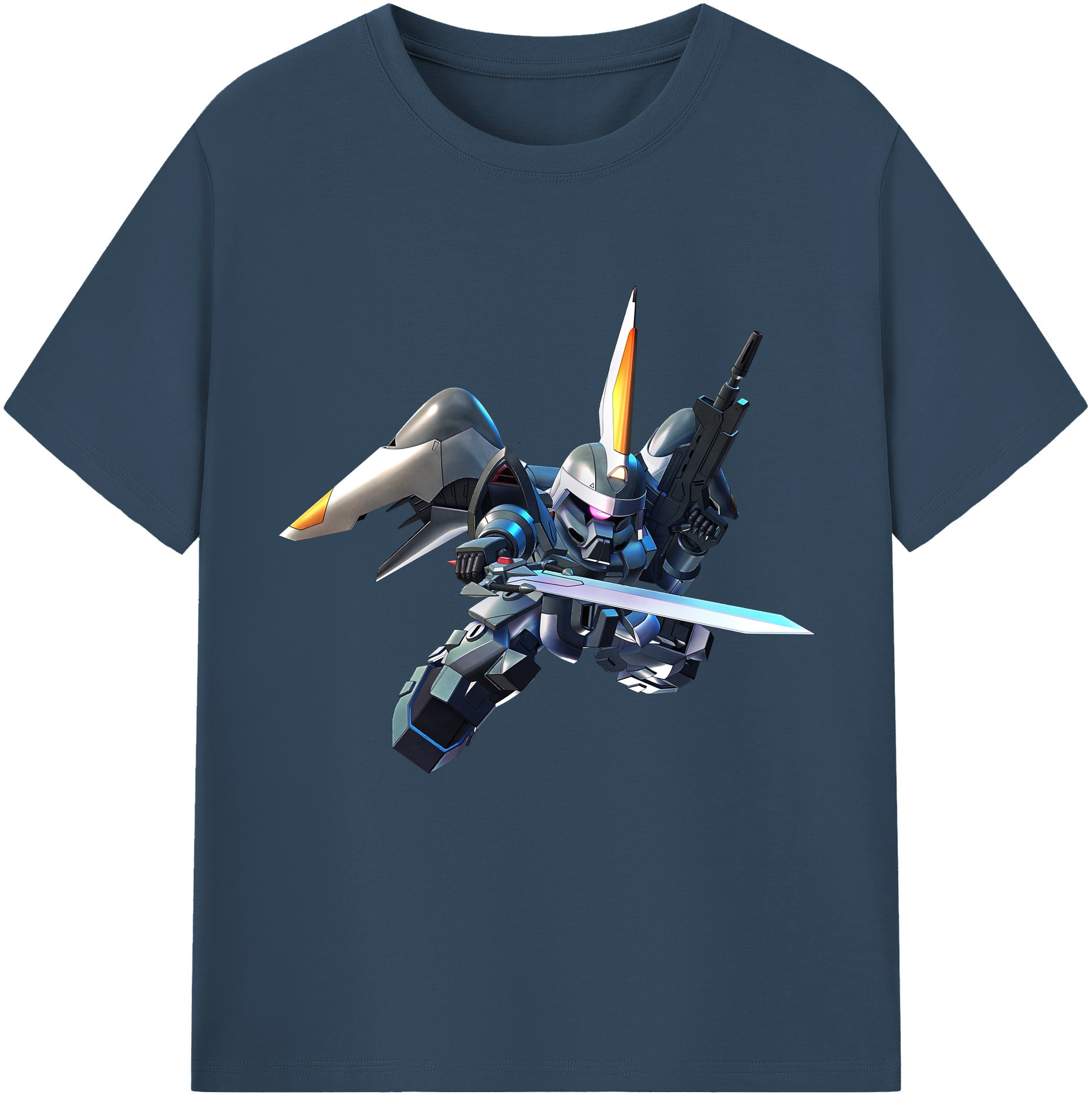 （画像用） 機動戦士ガンダム Mobile Suit Gundam レディースカジュアルプリントTシャツ（綿100％）