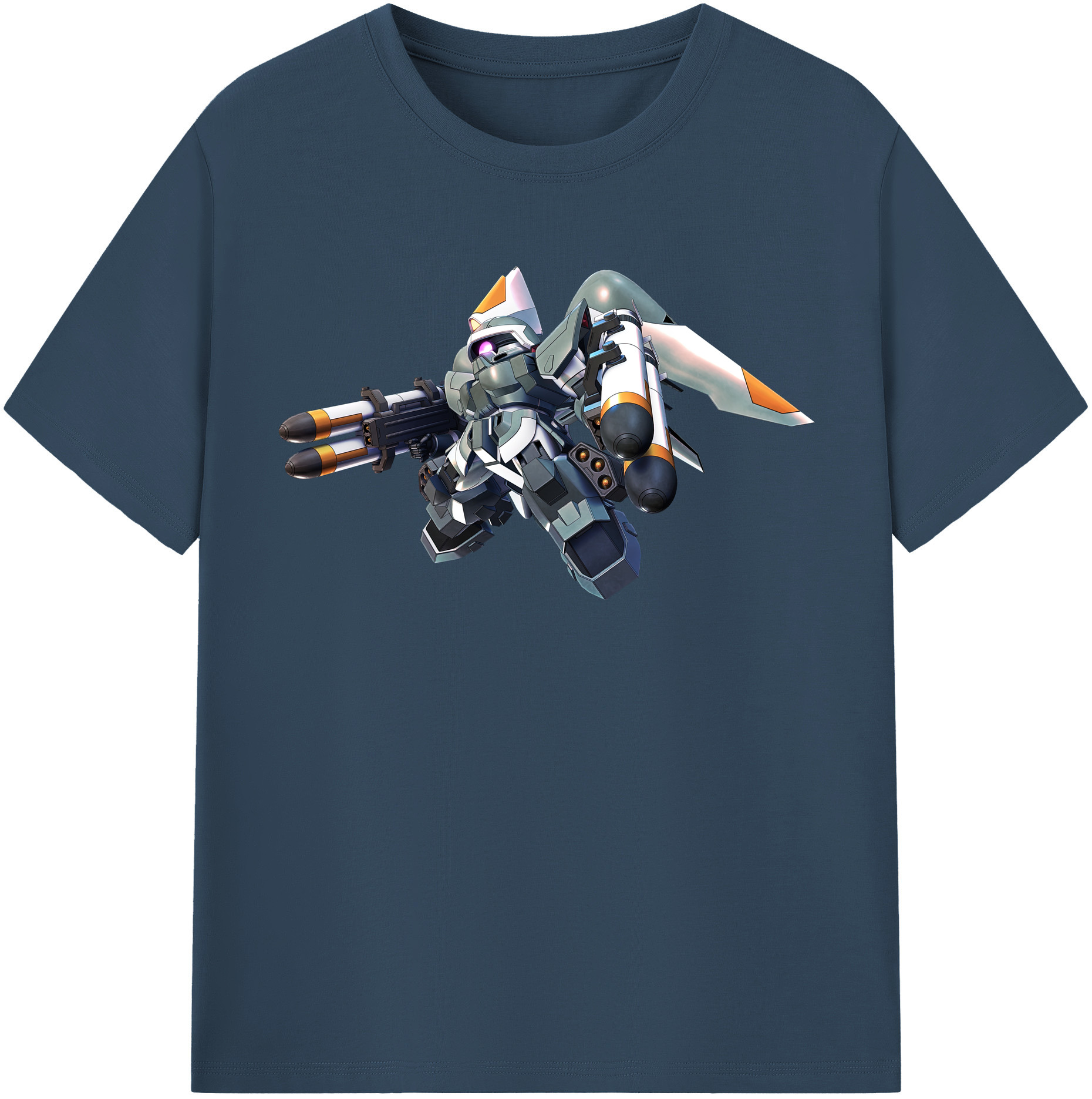 （画像用） 機動戦士ガンダム Mobile Suit Gundam レディースカジュアルプリントTシャツ（綿100％）