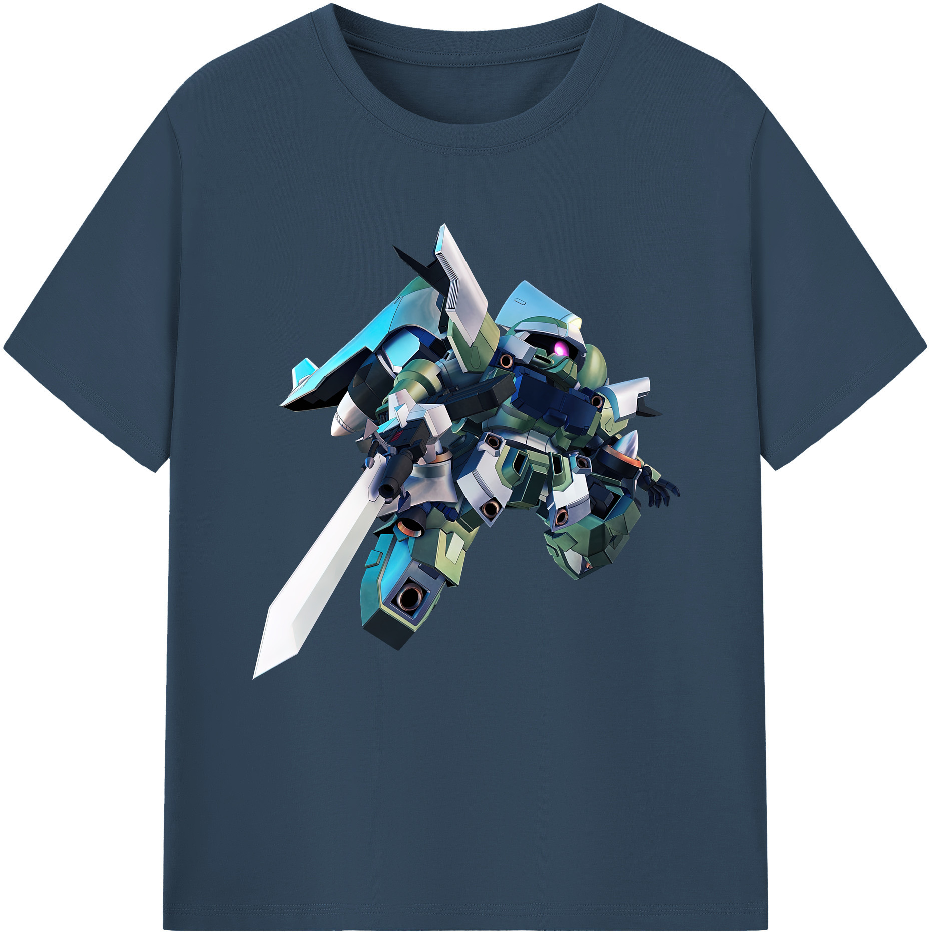 （画像用） 機動戦士ガンダム Mobile Suit Gundam レディースカジュアルプリントTシャツ（綿100％）
