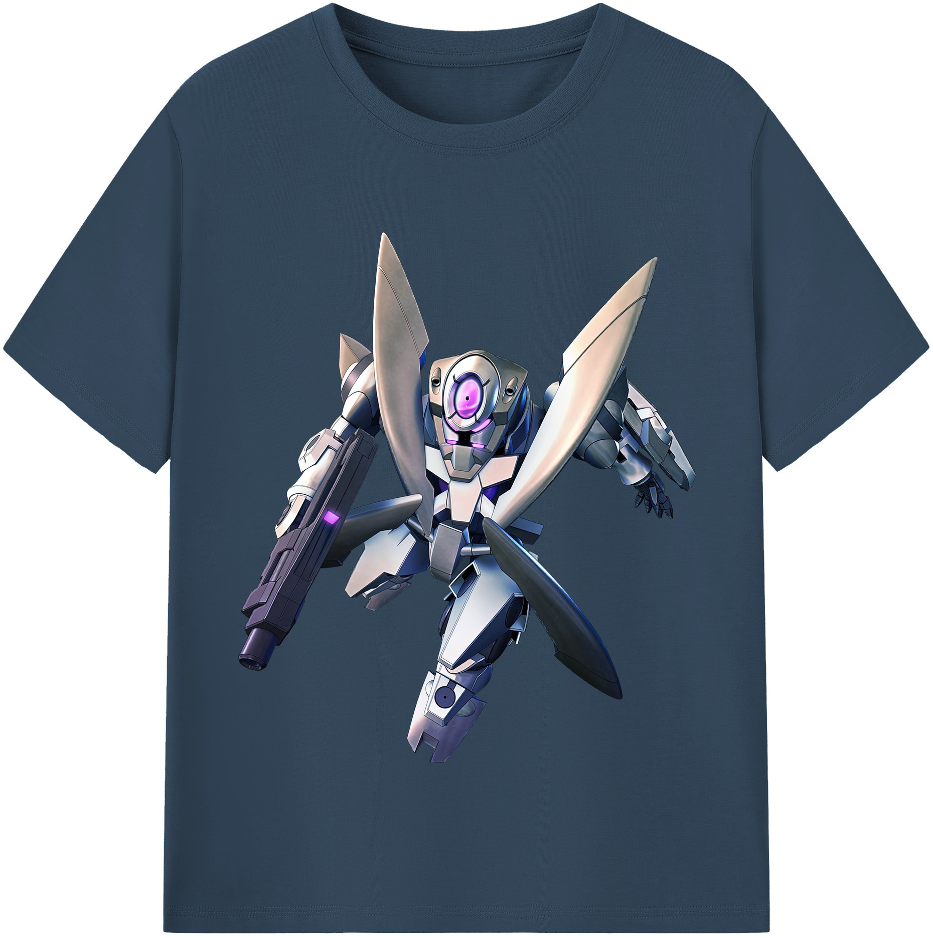 （画像用） 機動戦士ガンダム Mobile Suit Gundam レディースカジュアルプリントTシャツ（綿100％）