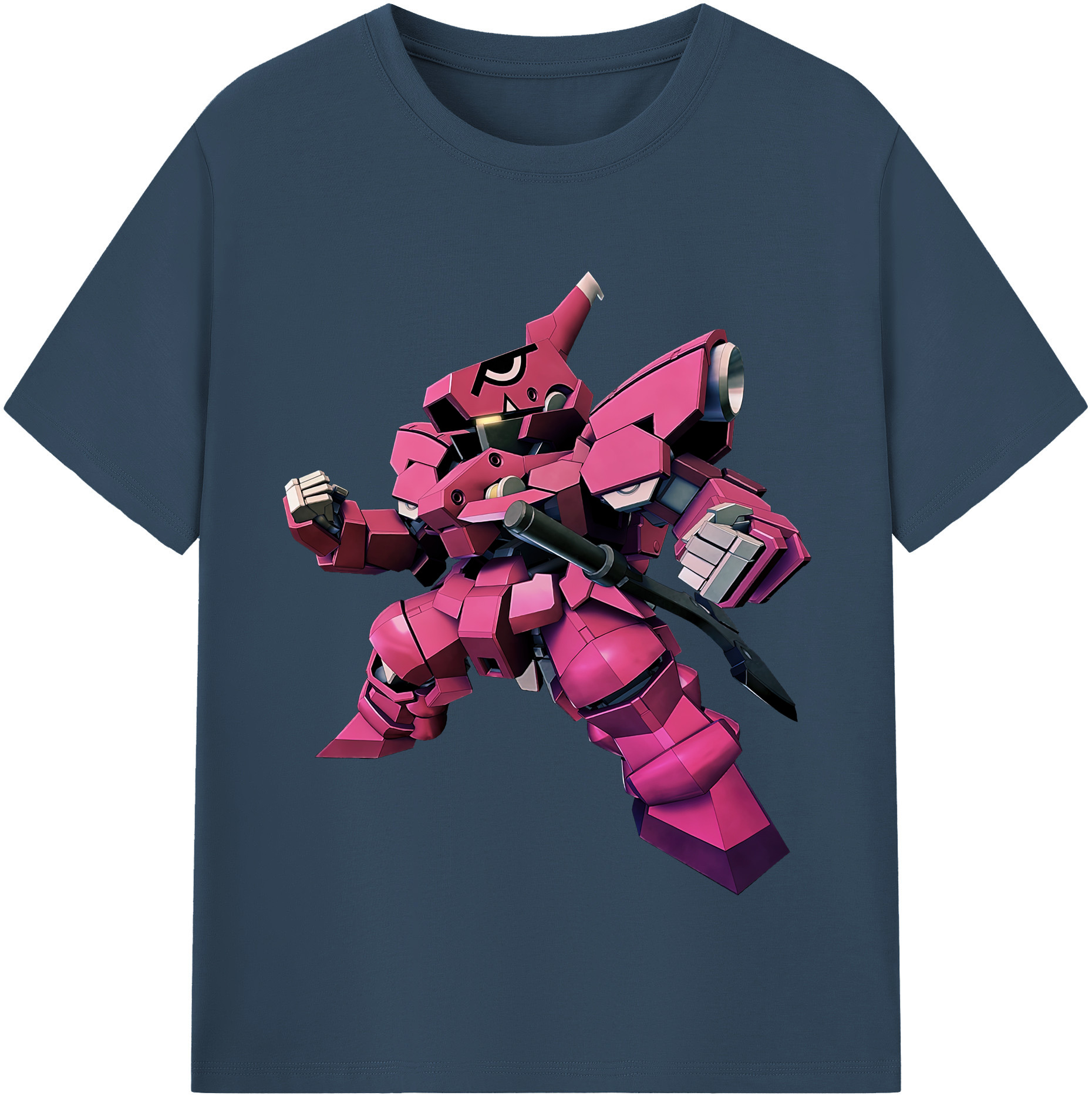 （画像用） 機動戦士ガンダム Mobile Suit Gundam レディースカジュアルプリントTシャツ（綿100％）