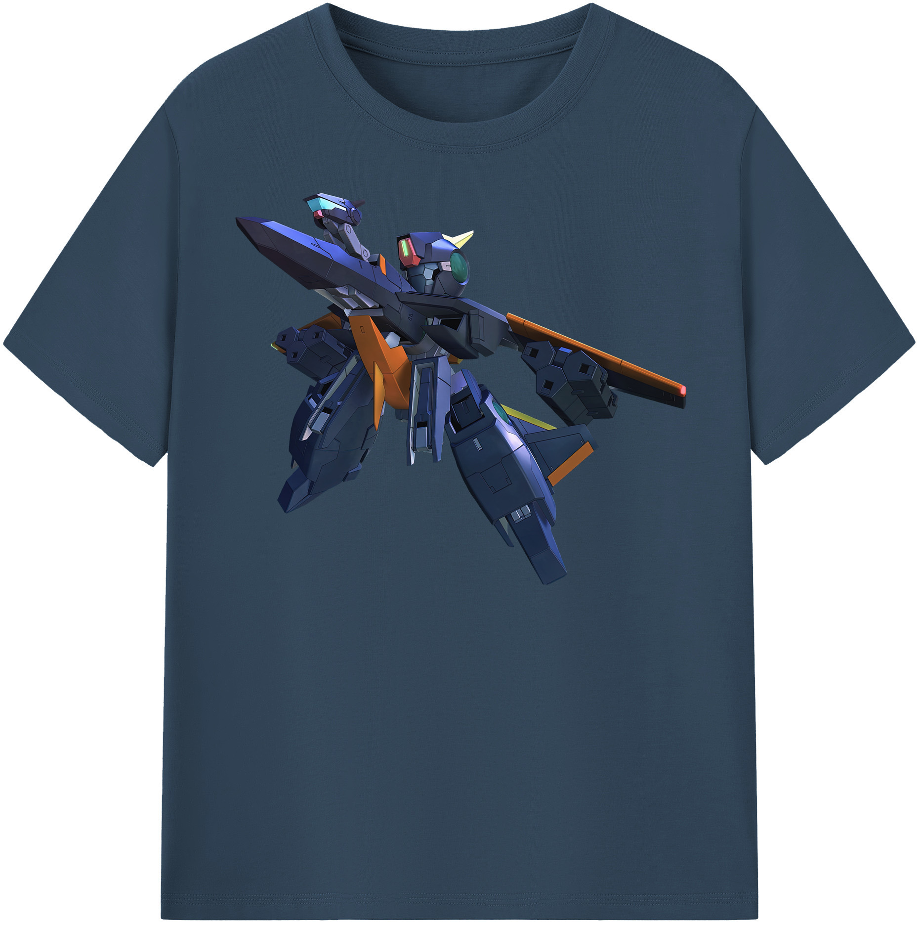 （画像用） 機動戦士ガンダム Mobile Suit Gundam レディースカジュアルプリントTシャツ（綿100％）