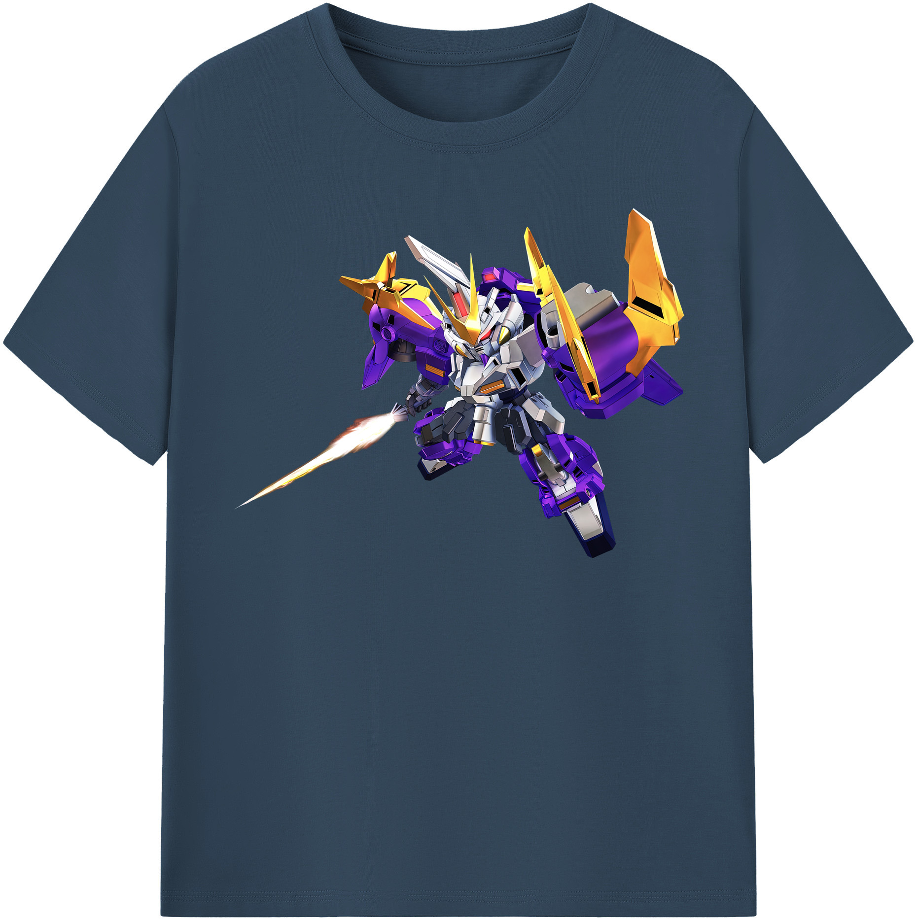 （画像用） 機動戦士ガンダム Mobile Suit Gundam レディースカジュアルプリントTシャツ（綿100％）
