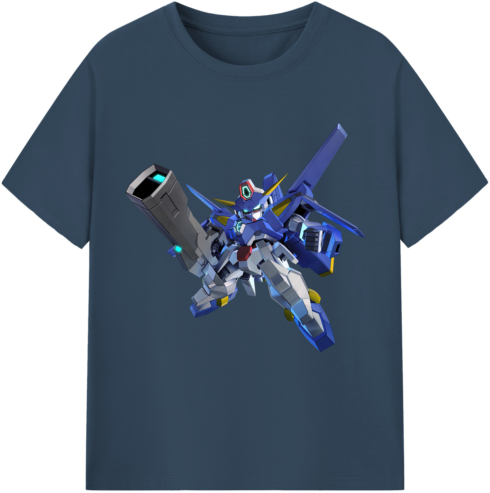 （画像用） 機動戦士ガンダム Mobile Suit Gundam レディースカジュアルプリントTシャツ（綿100％）
