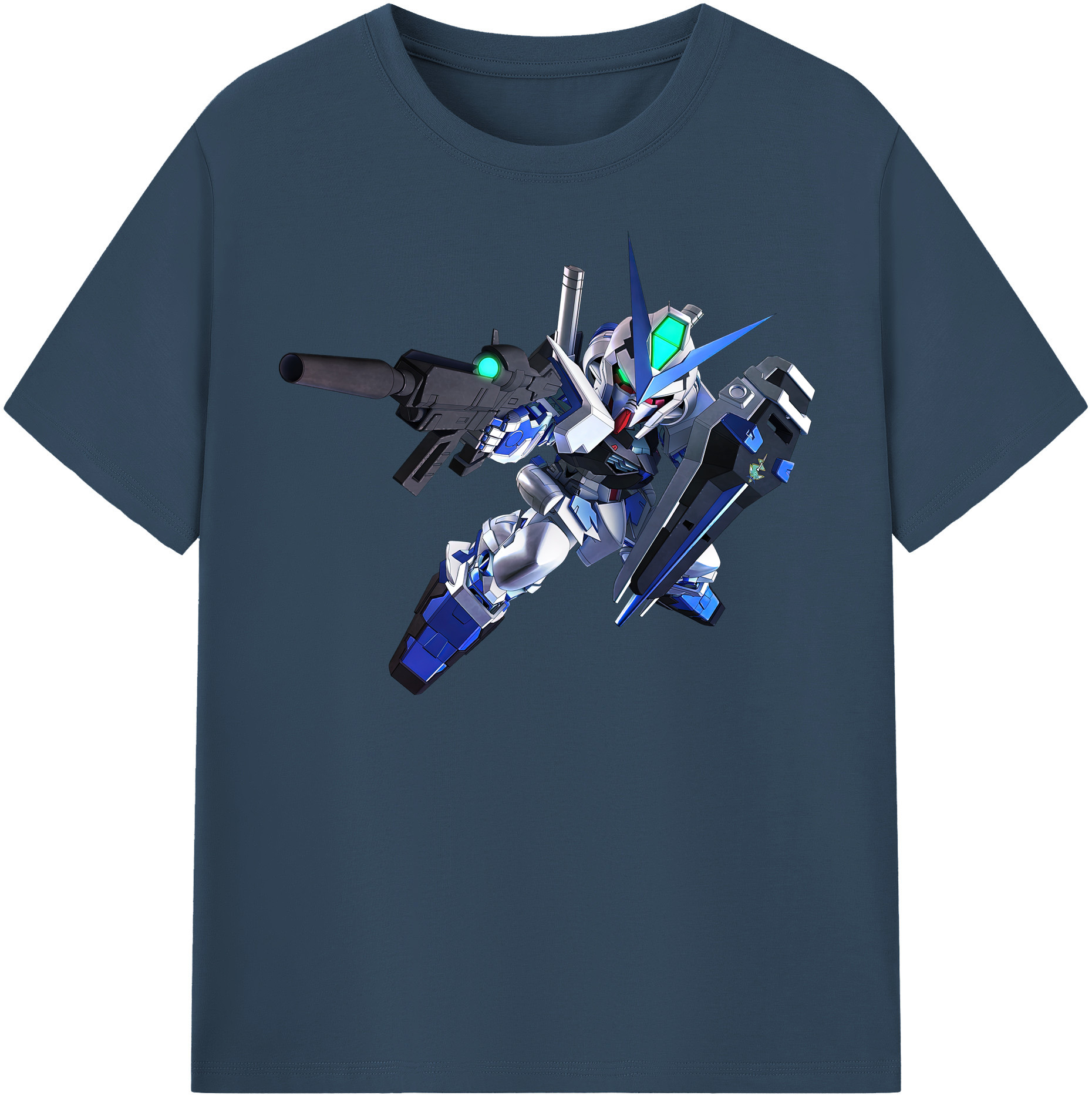 （画像用） 機動戦士ガンダム Mobile Suit Gundam レディースカジュアルプリントTシャツ（綿100％）