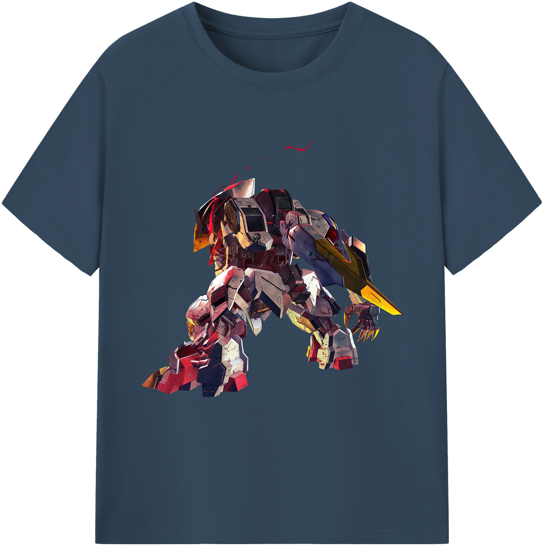 （画像用） 機動戦士ガンダム Mobile Suit Gundam レディースカジュアルプリントTシャツ（綿100％）