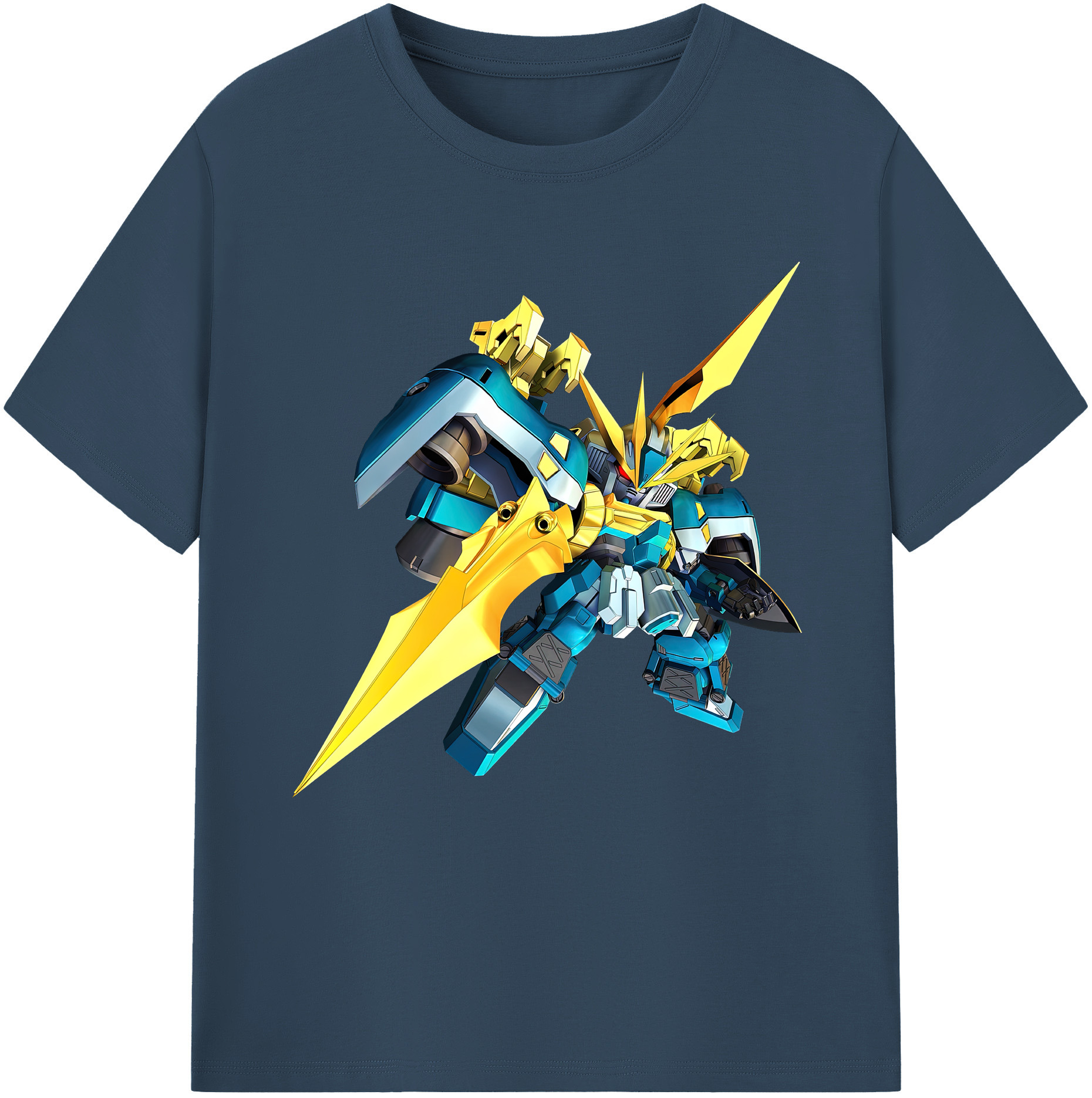 （画像用） 機動戦士ガンダム Mobile Suit Gundam レディースカジュアルプリントTシャツ（綿100％）