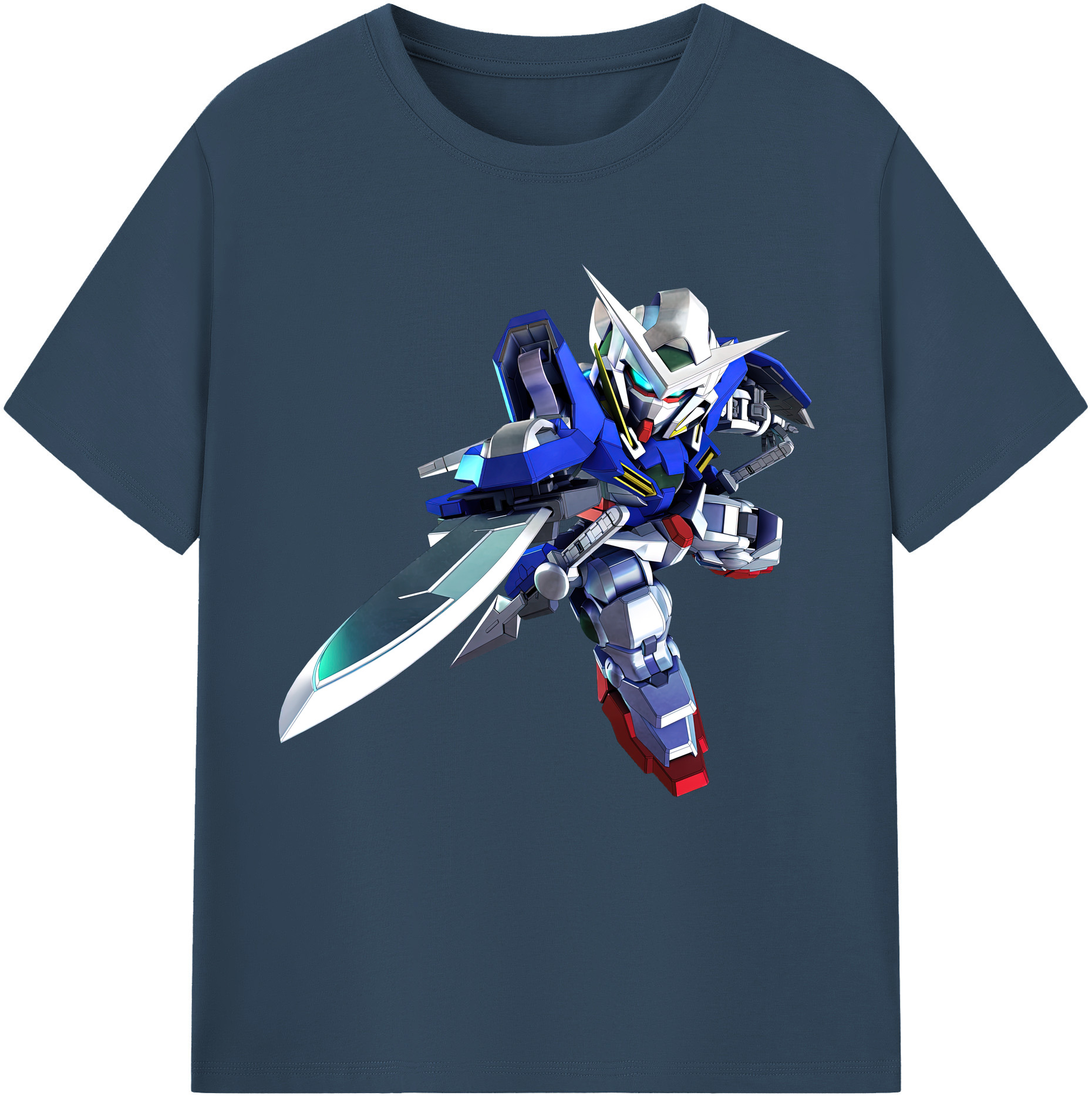（画像用） 機動戦士ガンダム Mobile Suit Gundam レディースカジュアルプリントTシャツ（綿100％）
