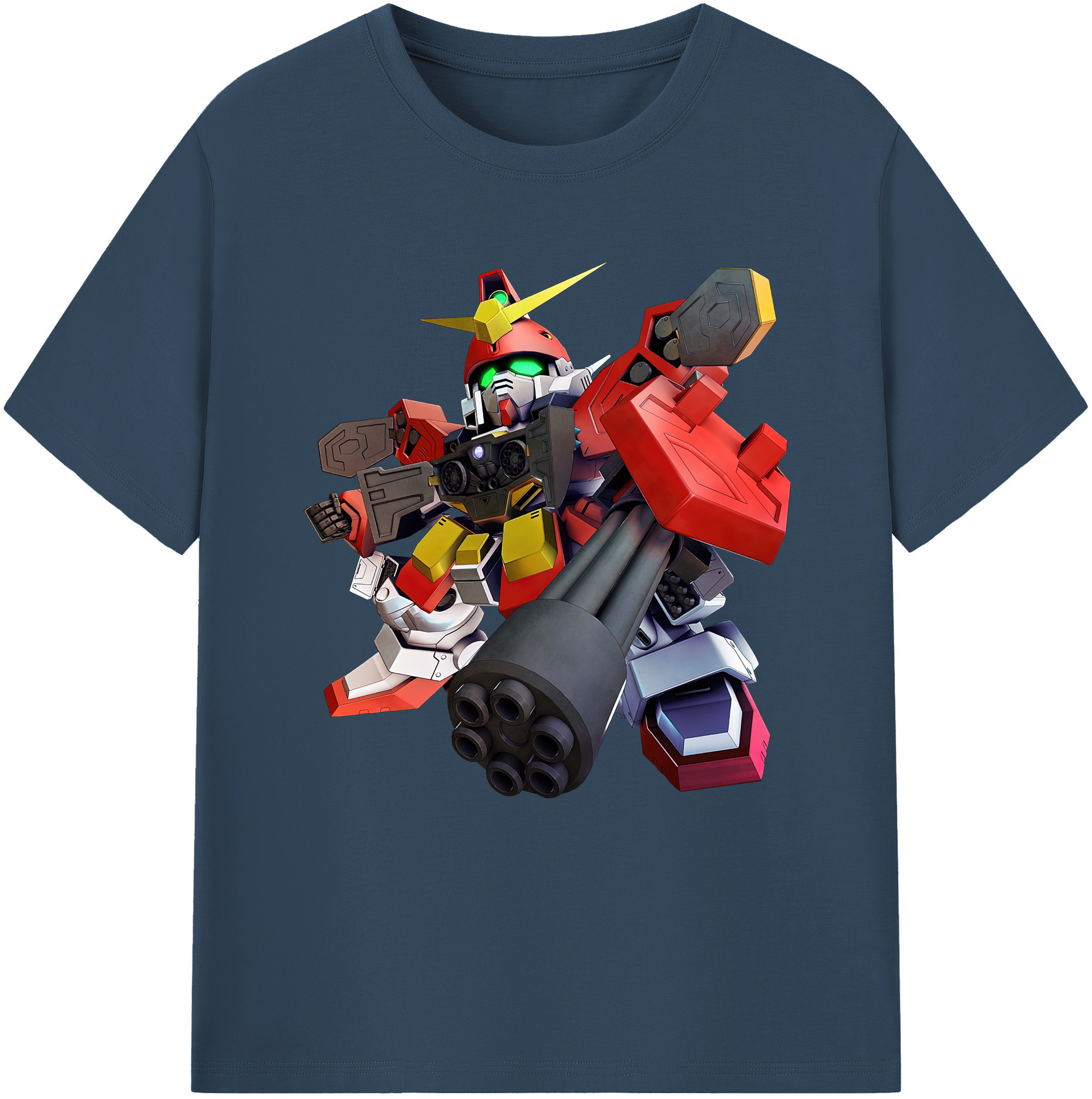（画像用） 機動戦士ガンダム Mobile Suit Gundam レディースカジュアルプリントTシャツ（綿100％）