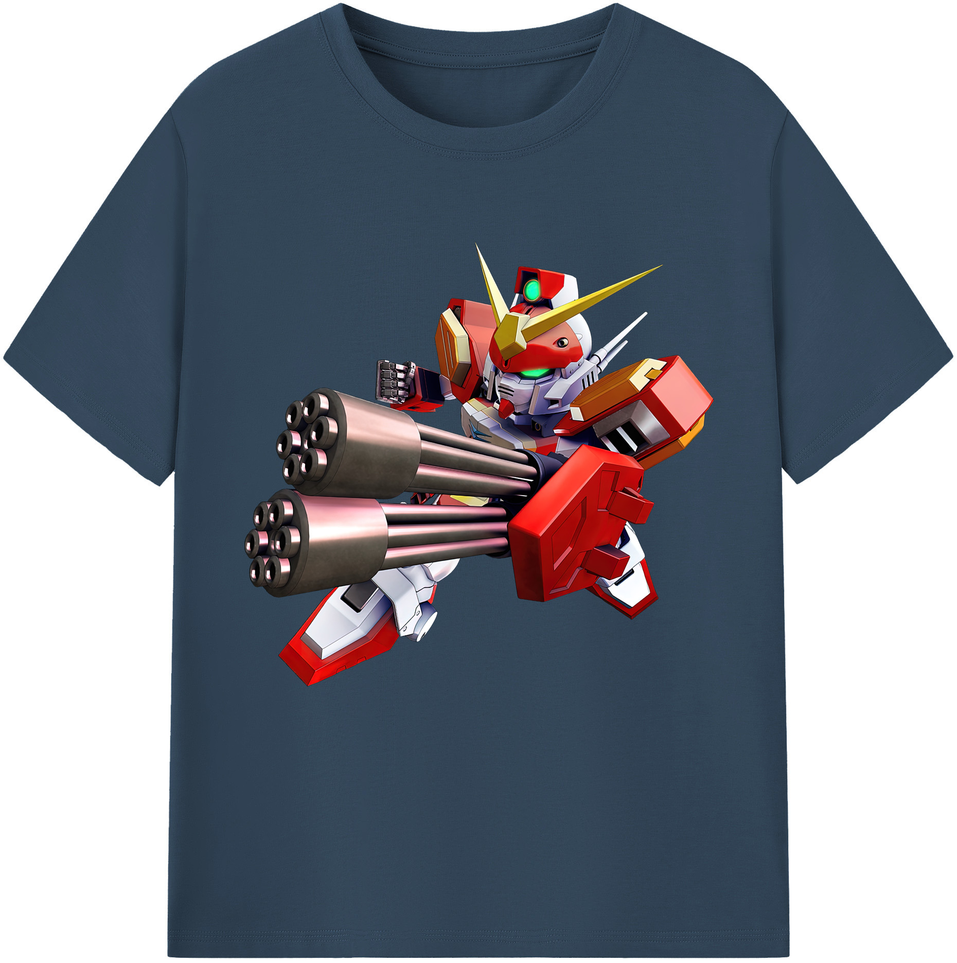 （画像用） 機動戦士ガンダム Mobile Suit Gundam レディースカジュアルプリントTシャツ（綿100％）