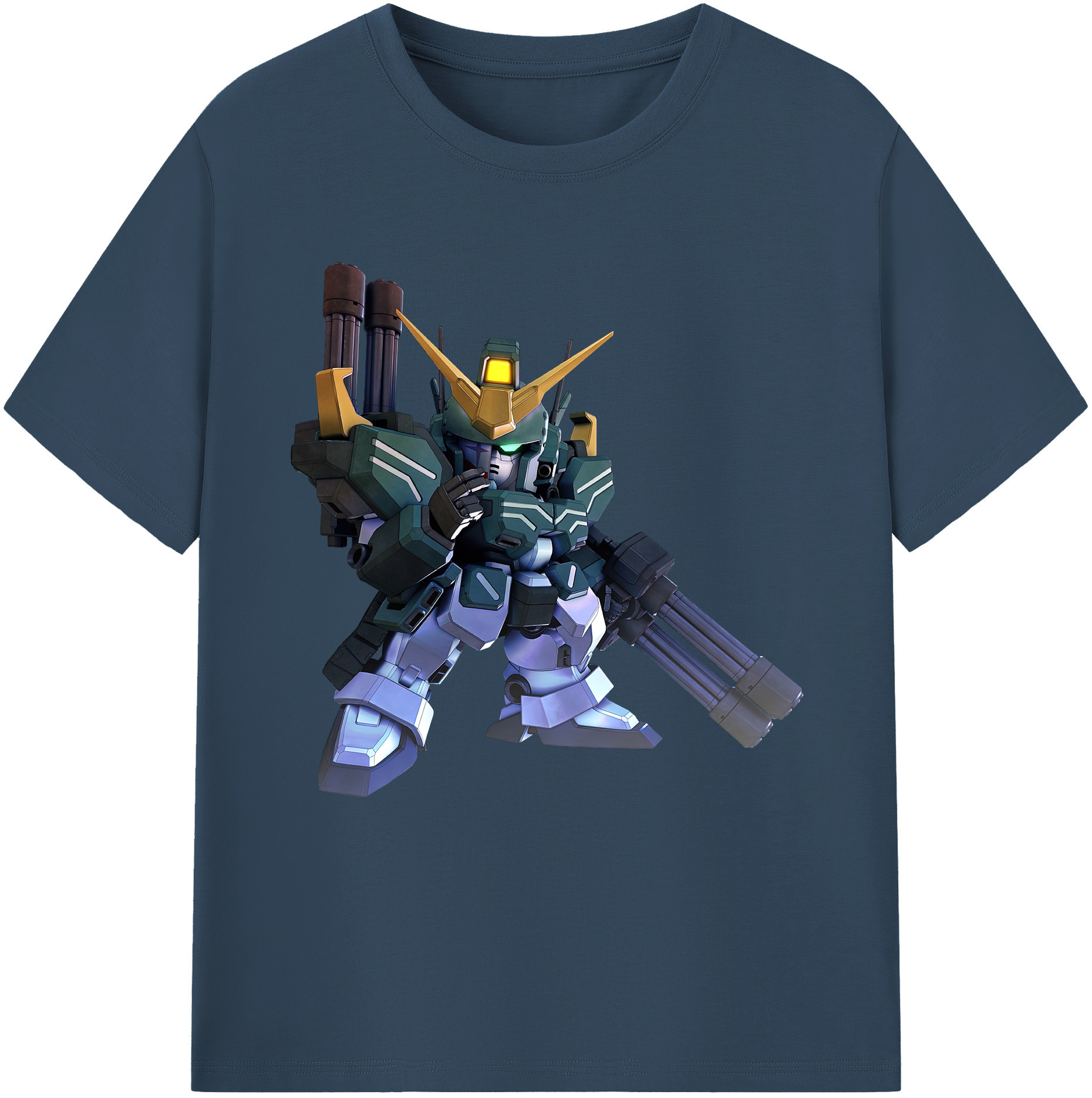 （画像用） 機動戦士ガンダム Mobile Suit Gundam レディースカジュアルプリントTシャツ（綿100％）