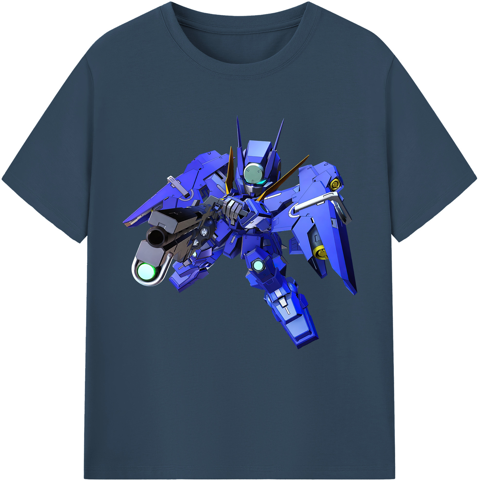 （画像用） 機動戦士ガンダム Mobile Suit Gundam レディースカジュアルプリントTシャツ（綿100％）