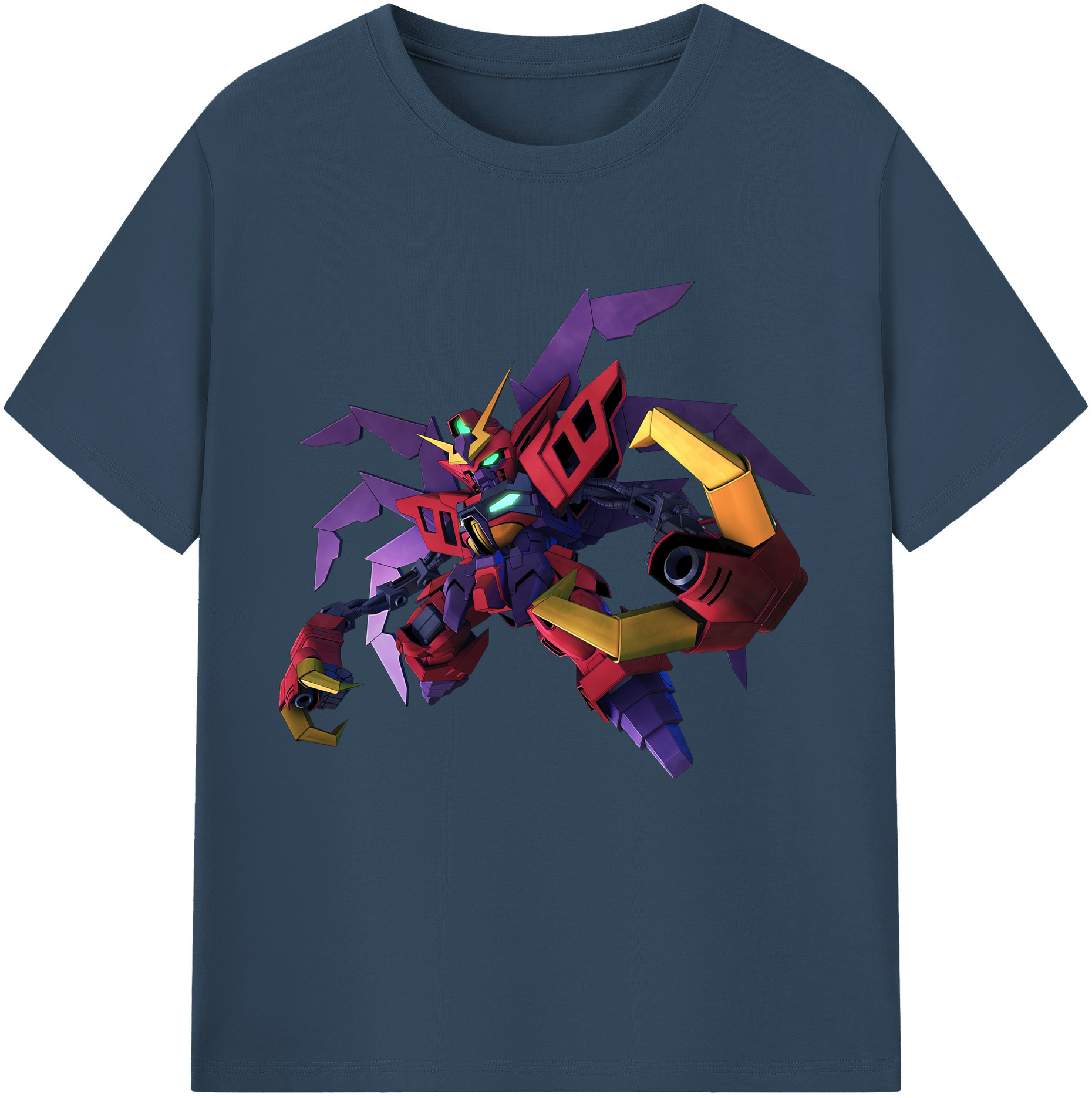 （画像用） 機動戦士ガンダム Mobile Suit Gundam レディースカジュアルプリントTシャツ（綿100％）