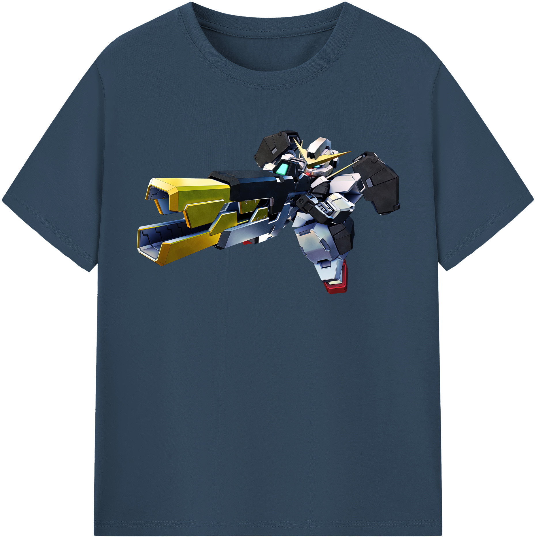 （画像用） 機動戦士ガンダム Mobile Suit Gundam レディースカジュアルプリントTシャツ（綿100％）