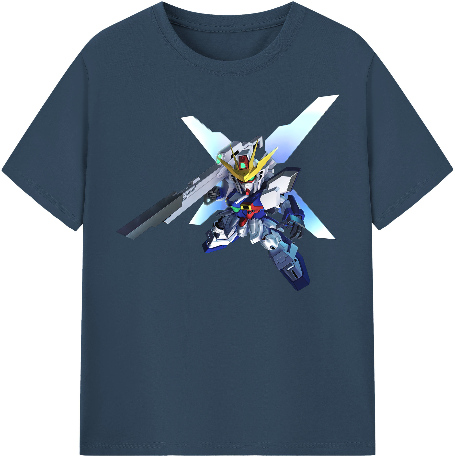 （画像用） 機動戦士ガンダム Mobile Suit Gundam レディースカジュアルプリントTシャツ（綿100％）