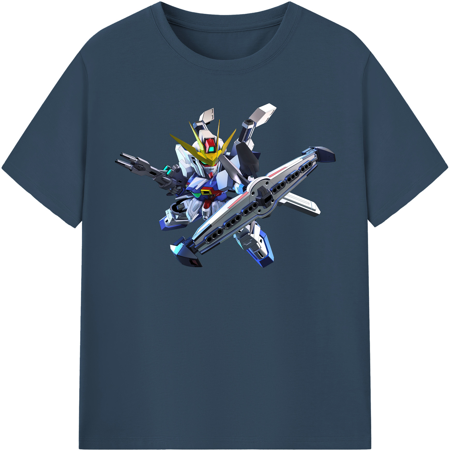 （画像用） 機動戦士ガンダム Mobile Suit Gundam レディースカジュアルプリントTシャツ（綿100％）
