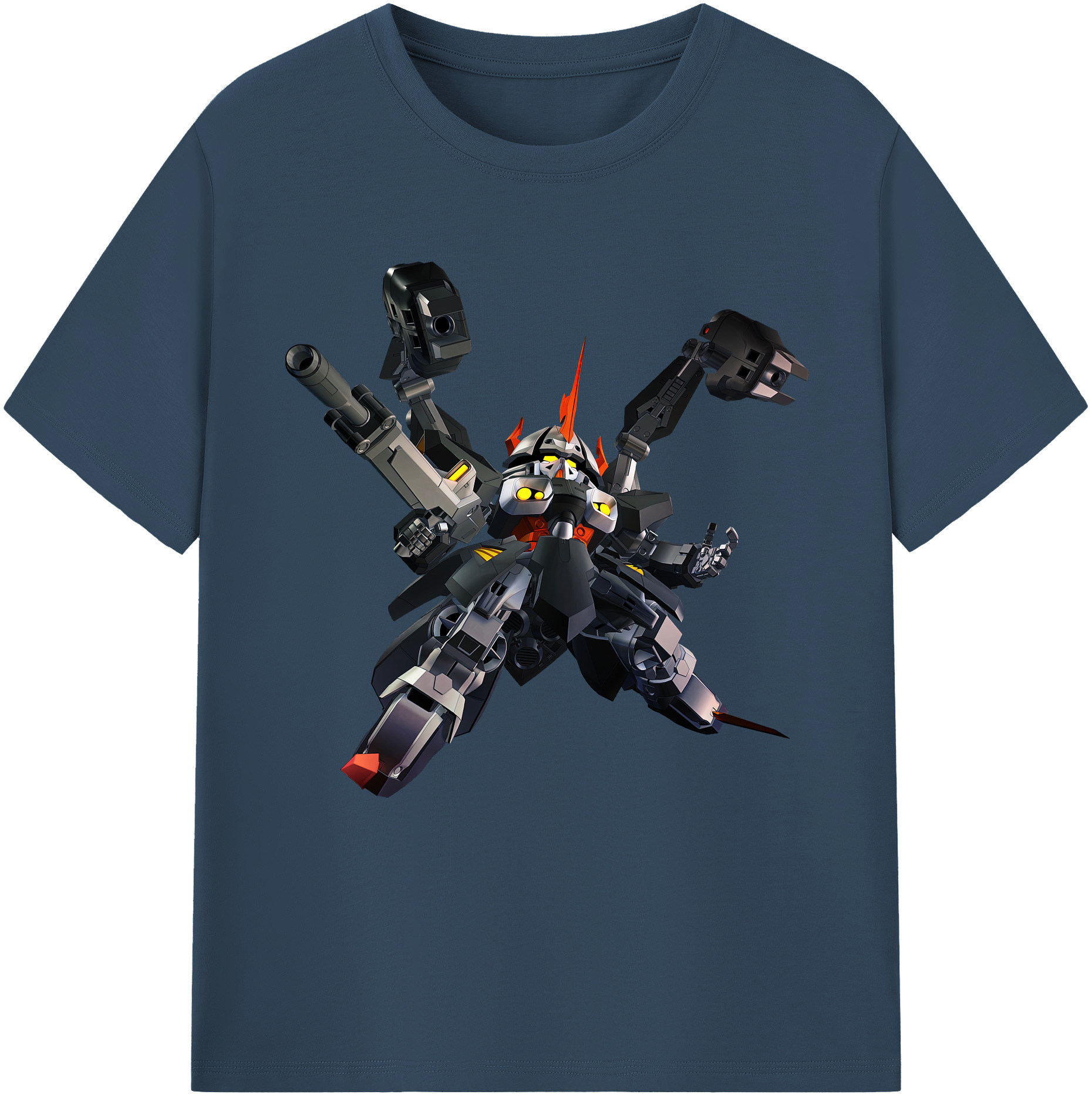 （画像用） 機動戦士ガンダム Mobile Suit Gundam レディースカジュアルプリントTシャツ（綿100％）