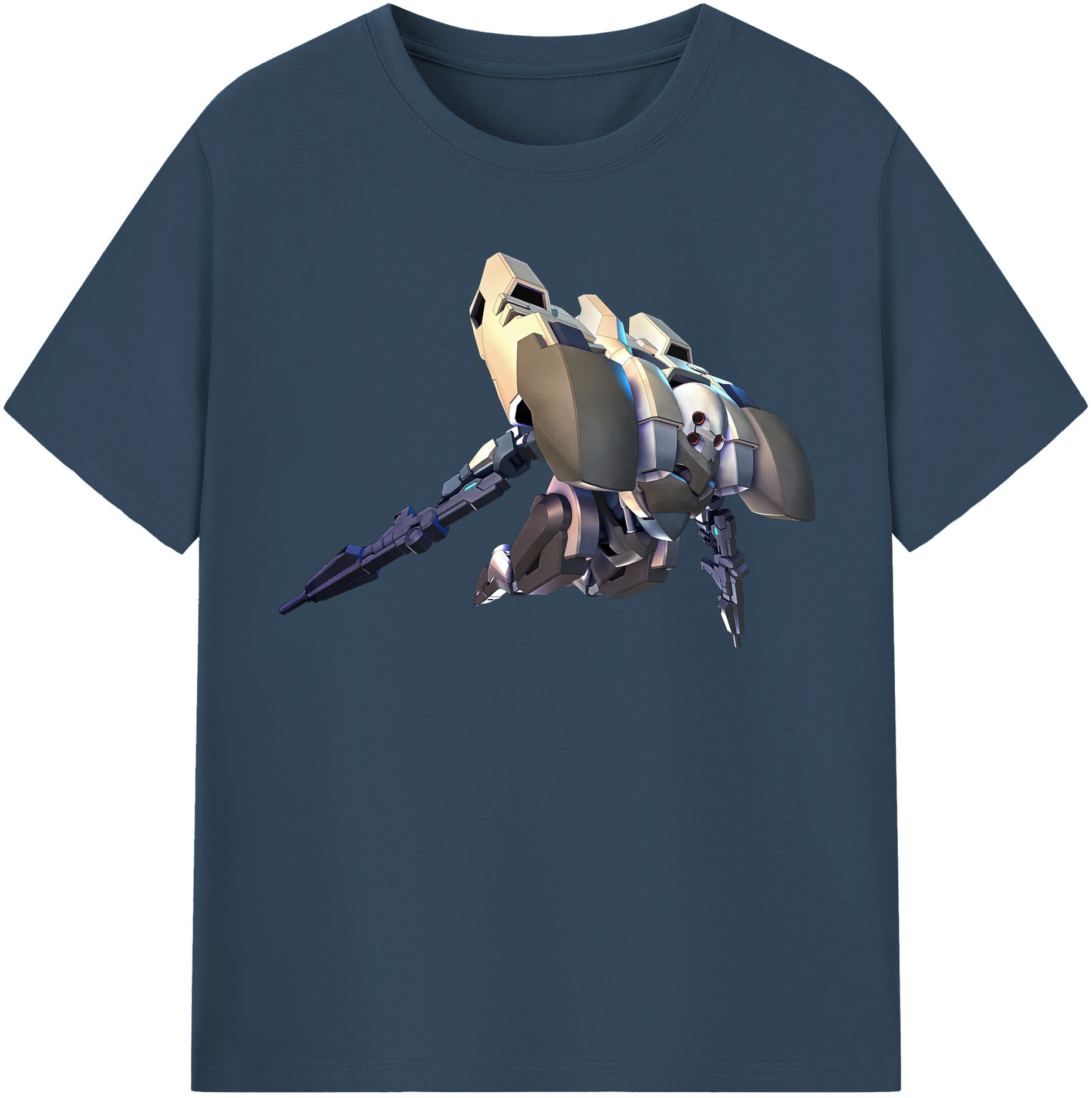 （画像用） 機動戦士ガンダム Mobile Suit Gundam レディースカジュアルプリントTシャツ（綿100％）