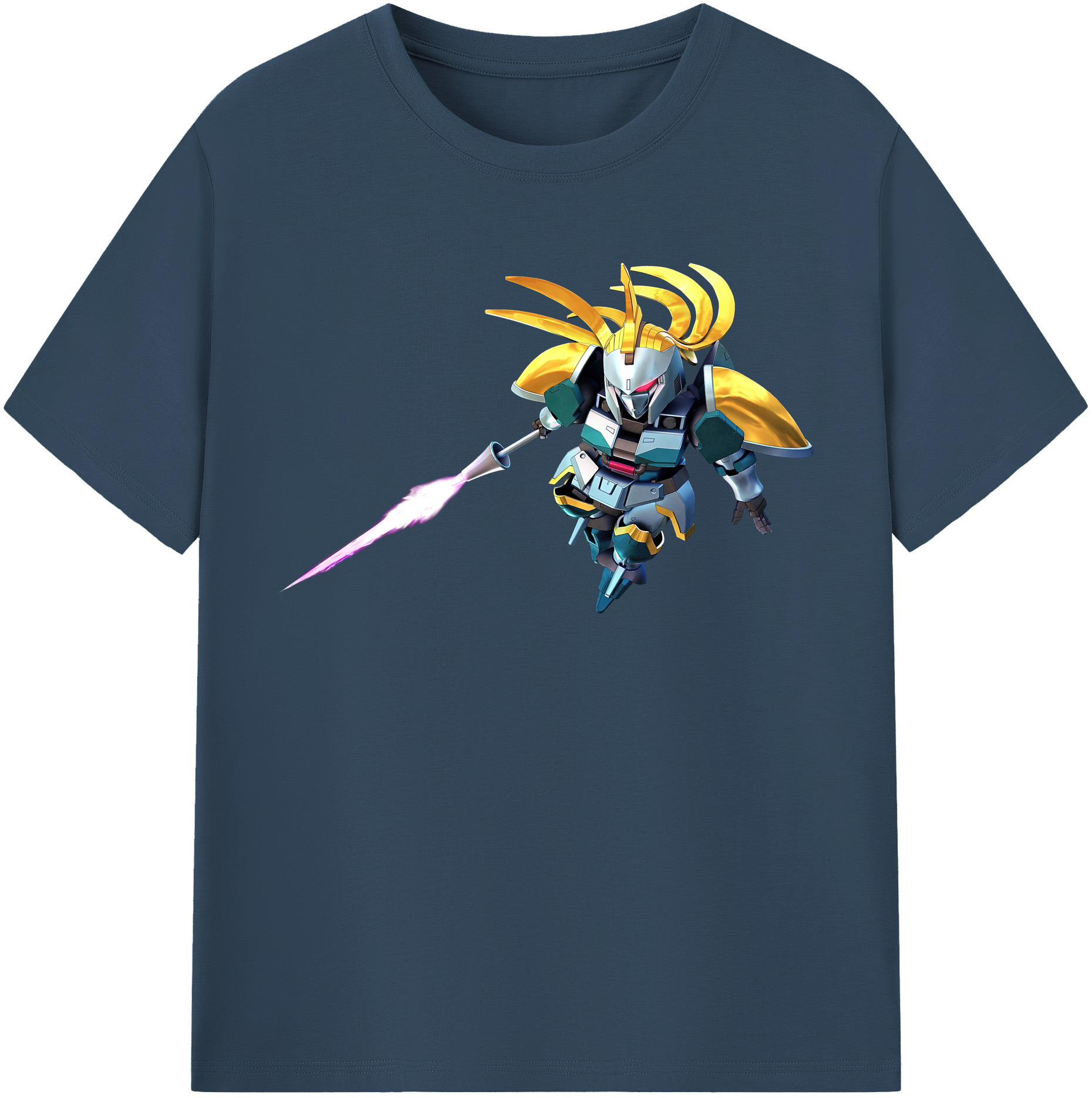 （画像用） 機動戦士ガンダム Mobile Suit Gundam レディースカジュアルプリントTシャツ（綿100％）