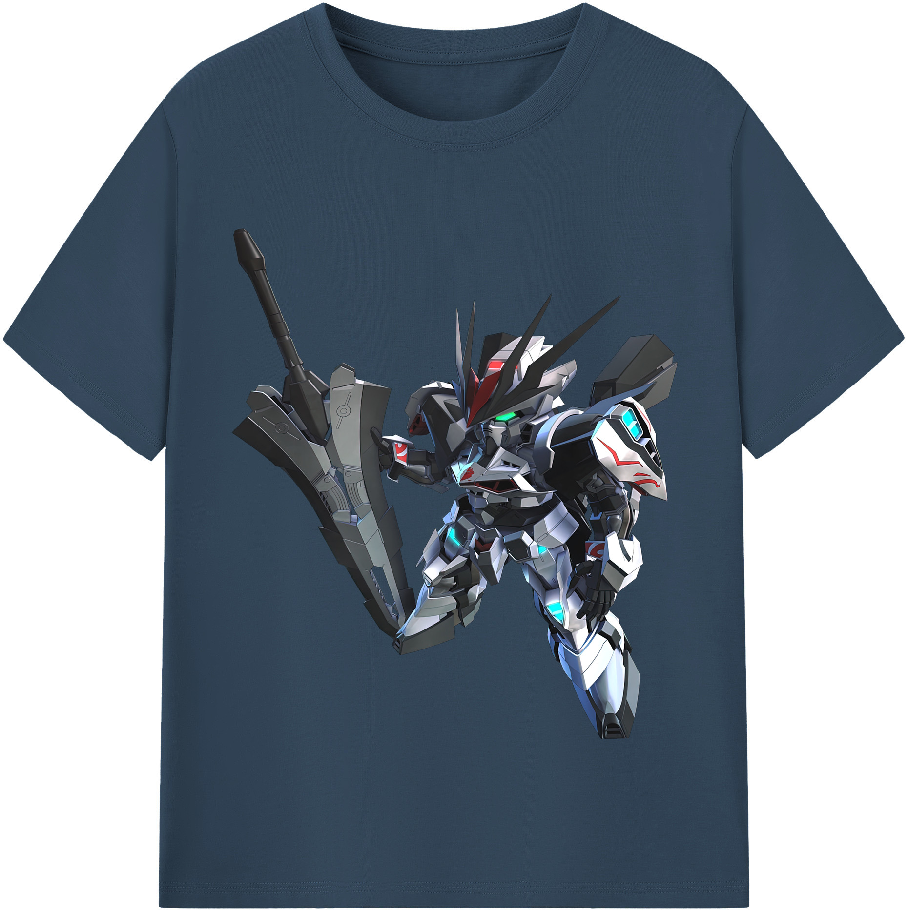 （画像用） 機動戦士ガンダム Mobile Suit Gundam レディースカジュアルプリントTシャツ（綿100％）