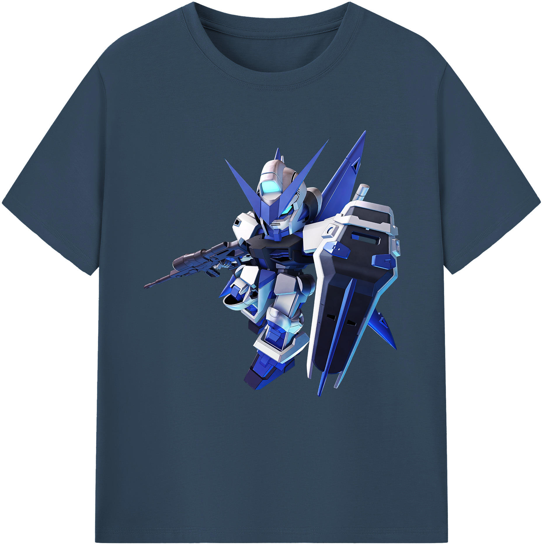 （画像用） 機動戦士ガンダム Mobile Suit Gundam レディースカジュアルプリントTシャツ（綿100％）