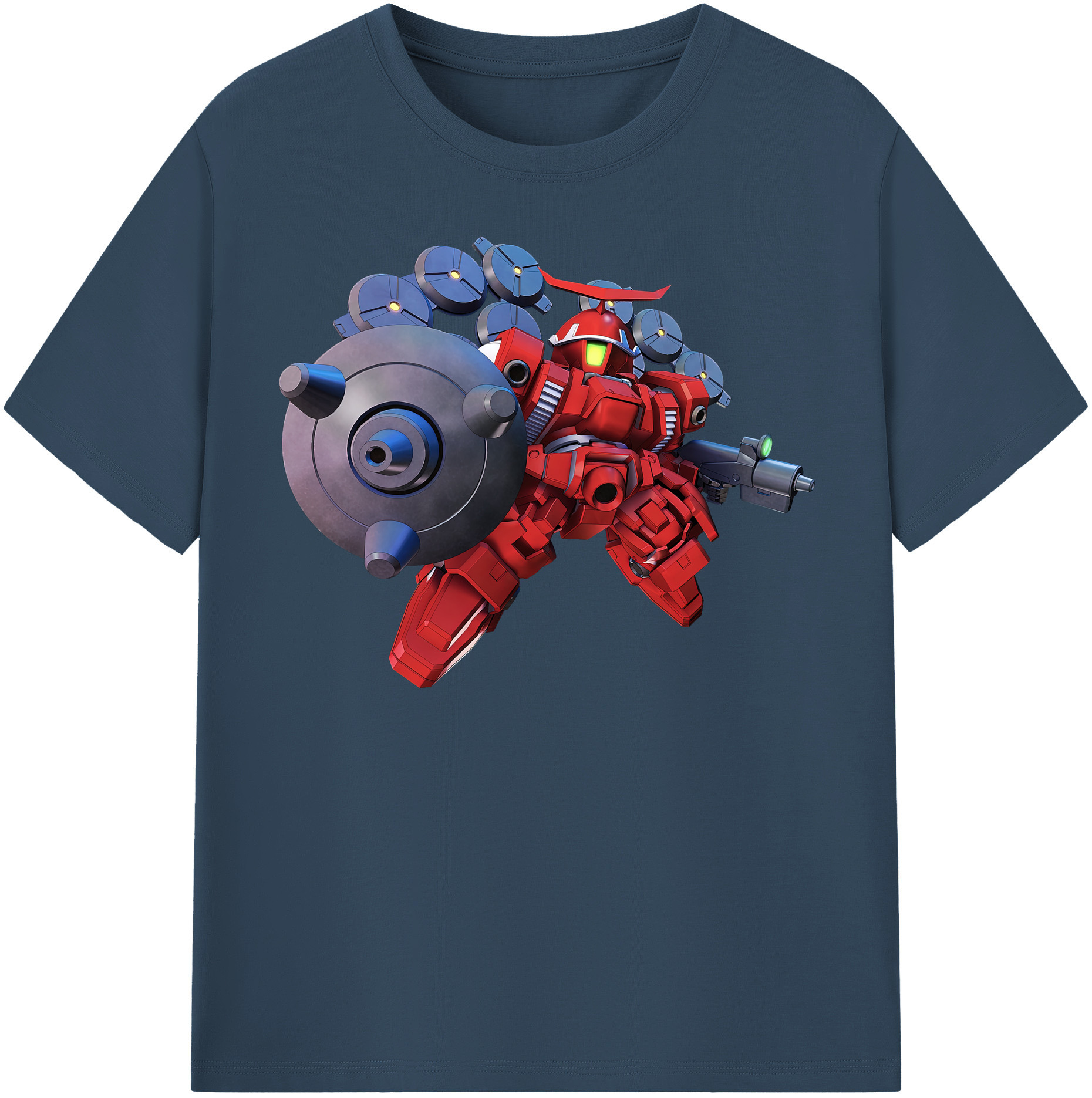 （画像用） 機動戦士ガンダム Mobile Suit Gundam レディースカジュアルプリントTシャツ（綿100％）