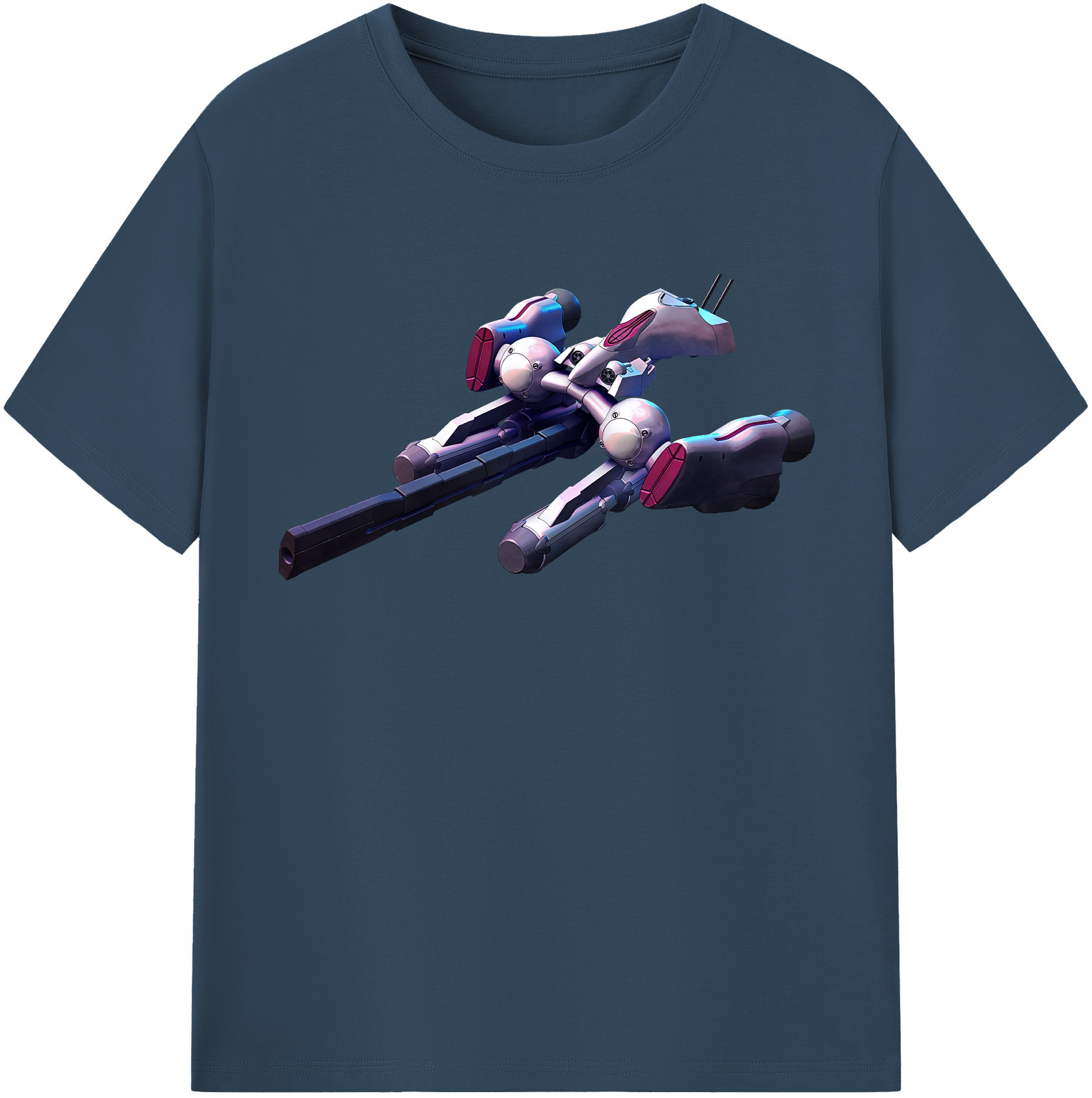 （画像用） 機動戦士ガンダム Mobile Suit Gundam レディースカジュアルプリントTシャツ（綿100％）