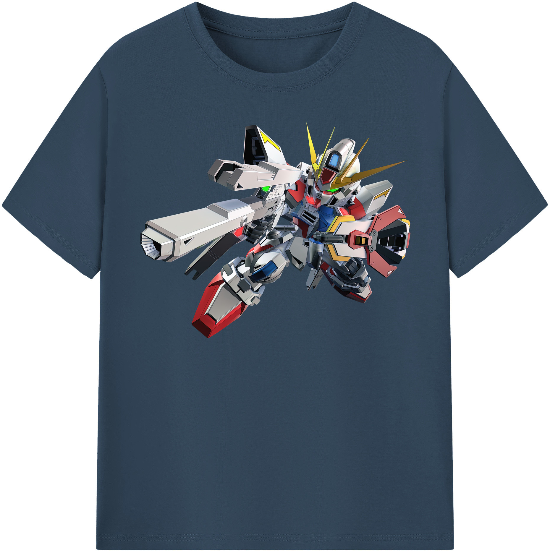 （画像用） 機動戦士ガンダム Mobile Suit Gundam レディースカジュアルプリントTシャツ（綿100％）